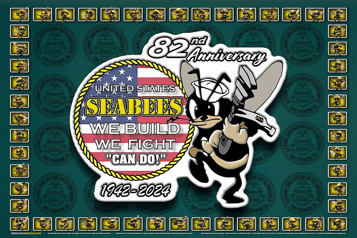 US NAVY SEABEE's 82nd Birthday
