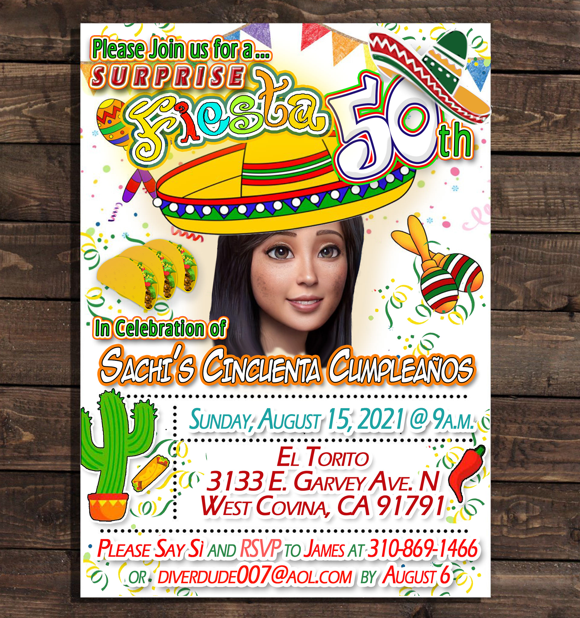 Sister in law's Birthday Announcement