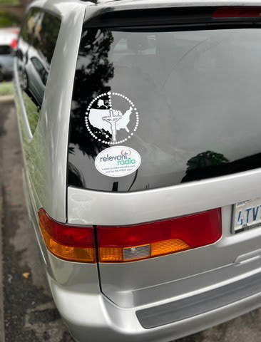 7 Inch Logo above Free Bumper Sticker Logo