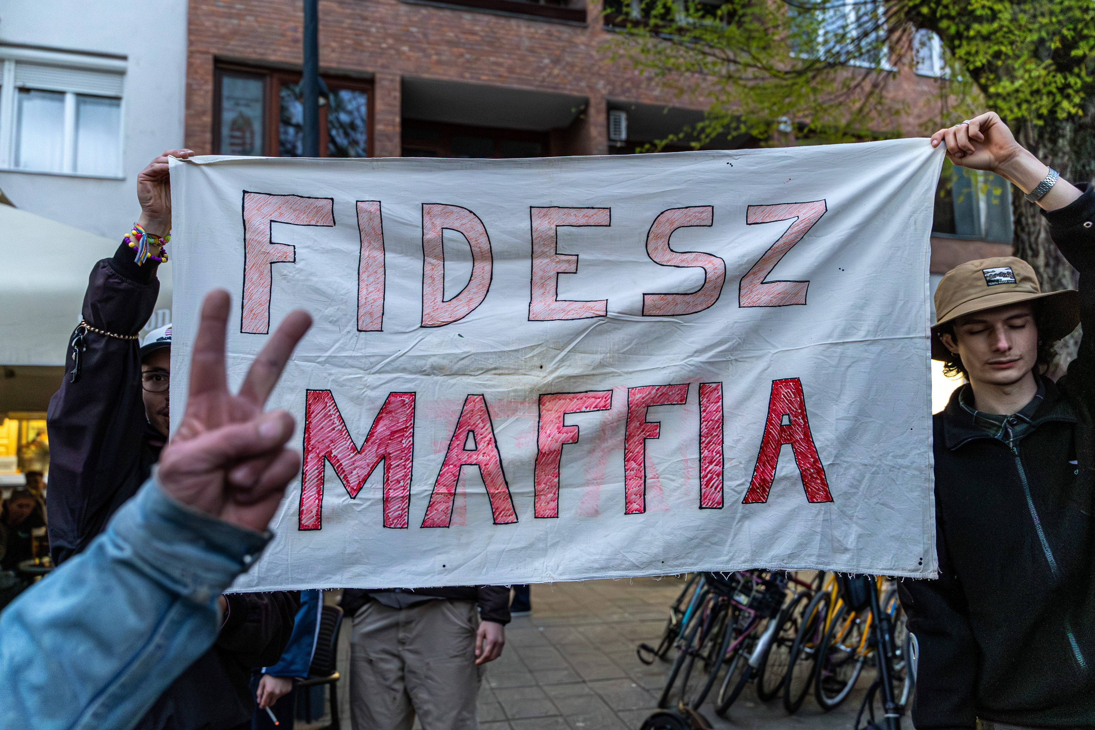  Opponents of the Fidesz party.