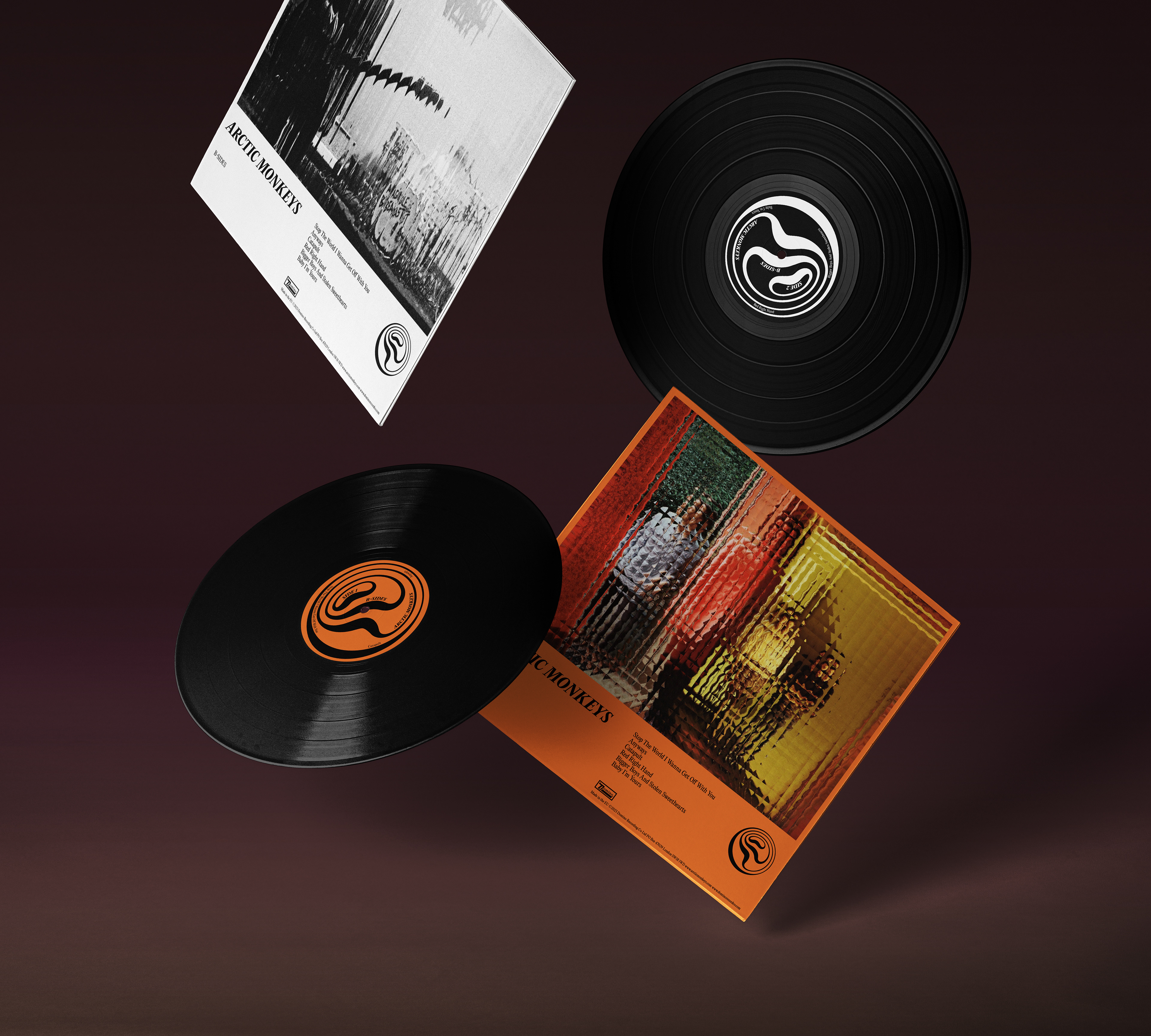 LP cover til særlig eksklusiv EP for Arctic Monkeys.