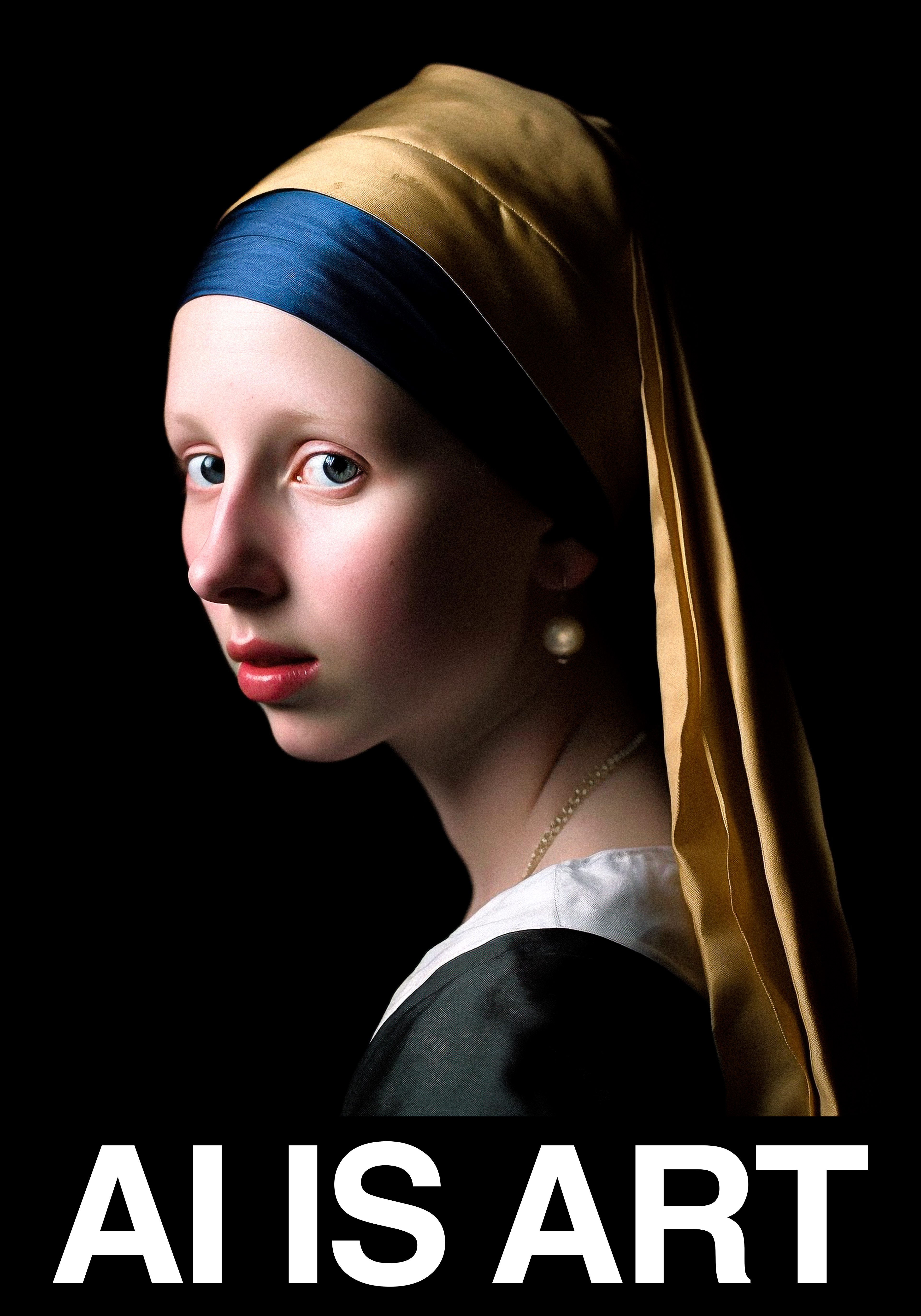 Propaganda plakat med AI som fokus.