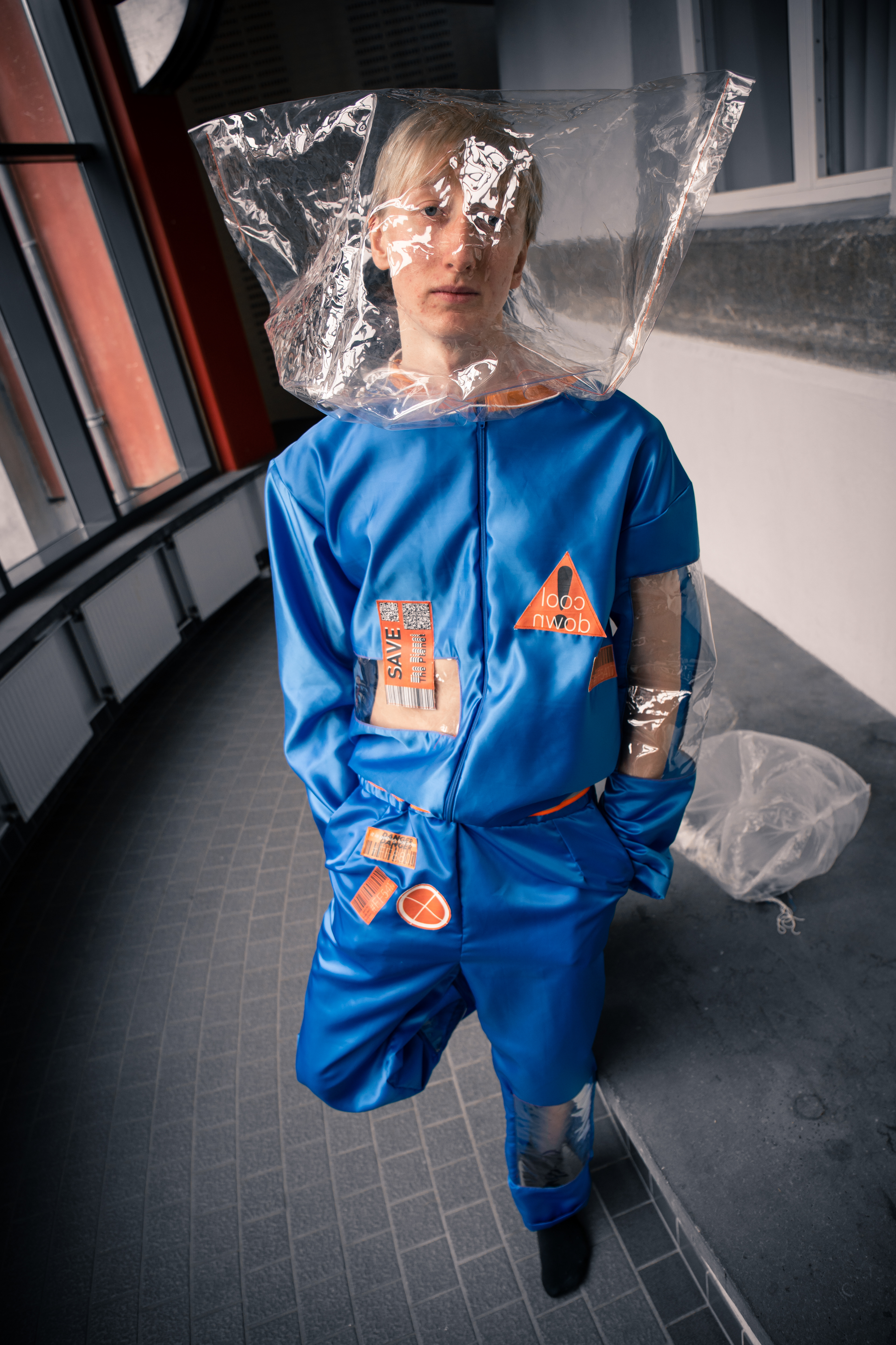 Eksamensprojekt: Et showpiece med grafiske elementer der skal sætte fokus på global opvarmning.