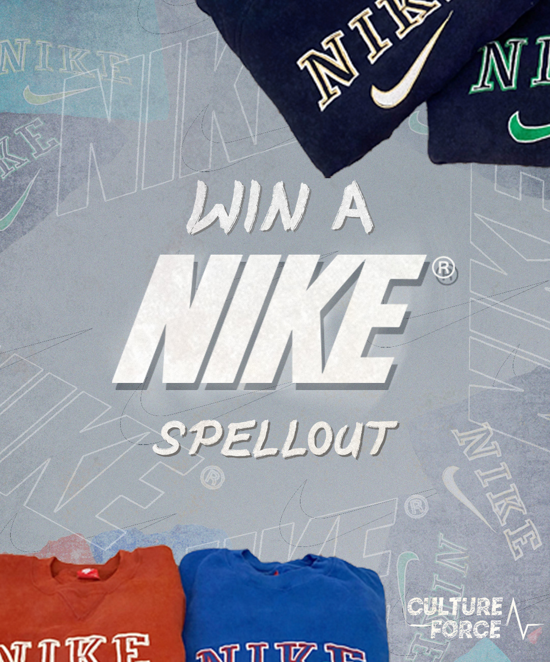 Culture Force NIKE Spellout Jumper Giveaway