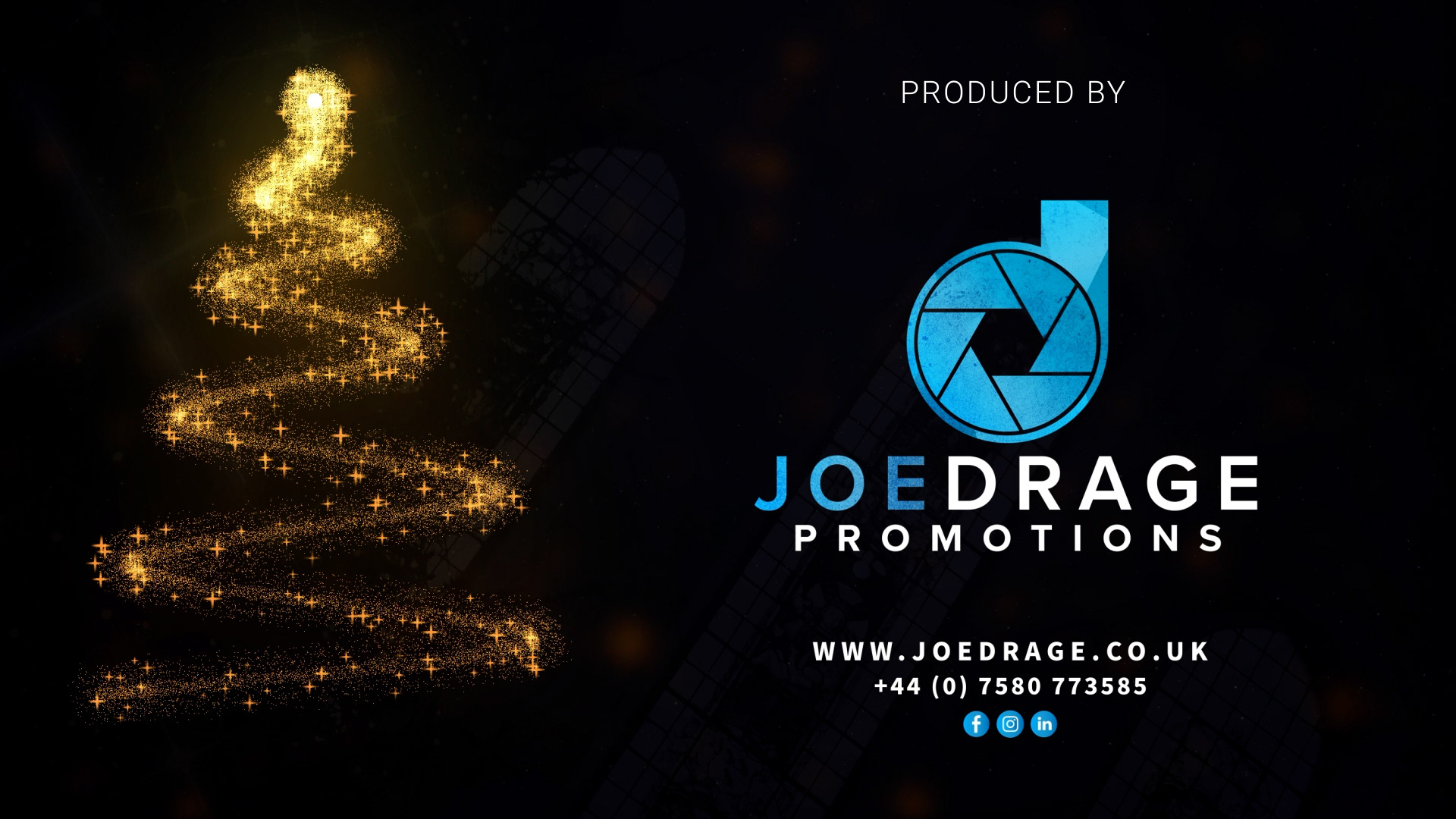 Cynthia Spencer's Tree of Love Service 2020 was produced by Joe Drage Promotions