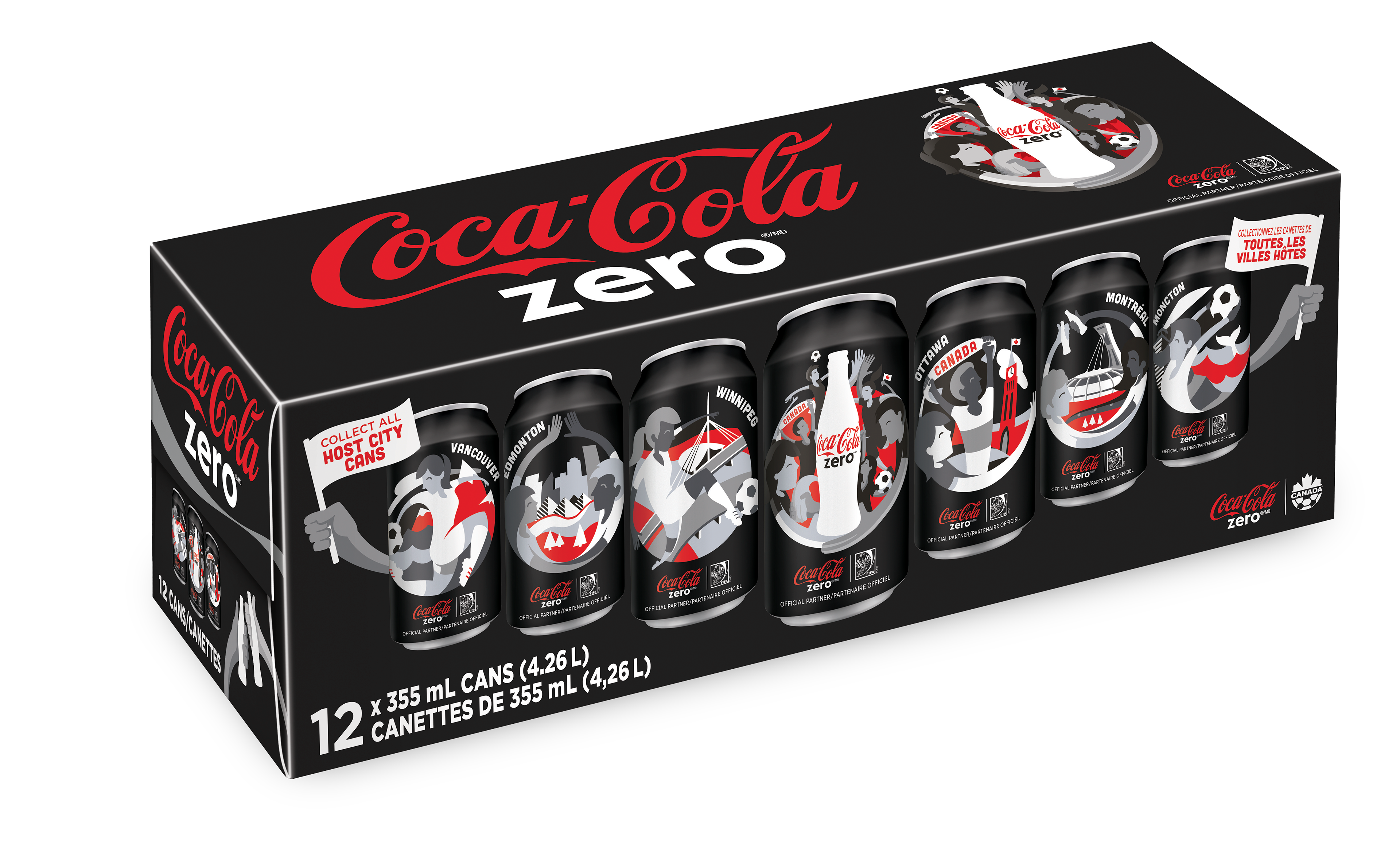 Coke Zero • Host Cities Line-up