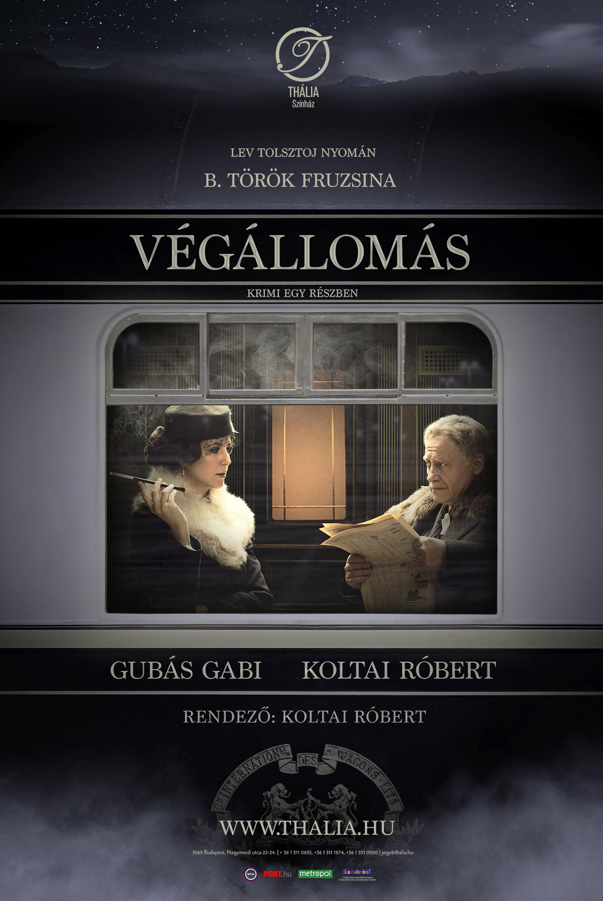 "Végállomás / Terminal" theatre poster