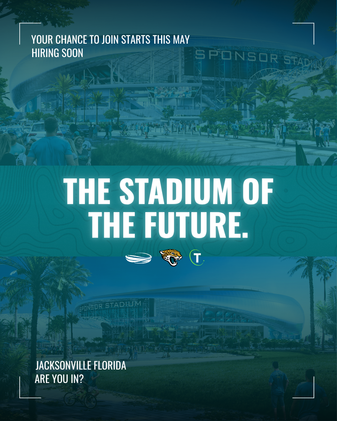 Jacksonville Jaguars New Stadium promo - designed for social