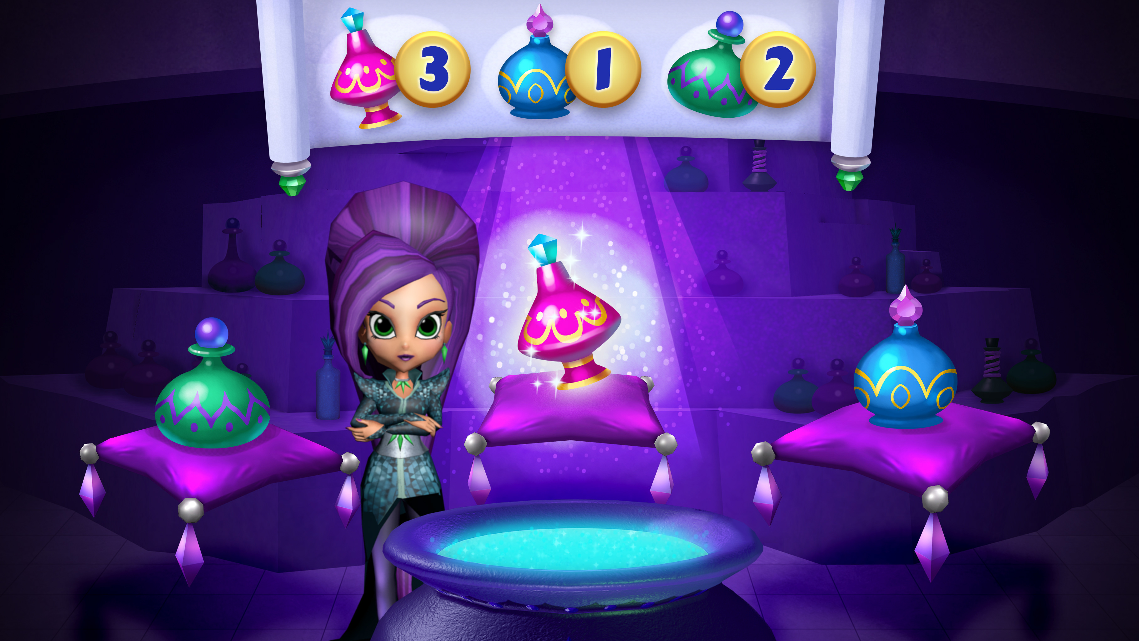 Paul Simpson: Game and UI Artist portfolio - Shimmer and Shine Apps