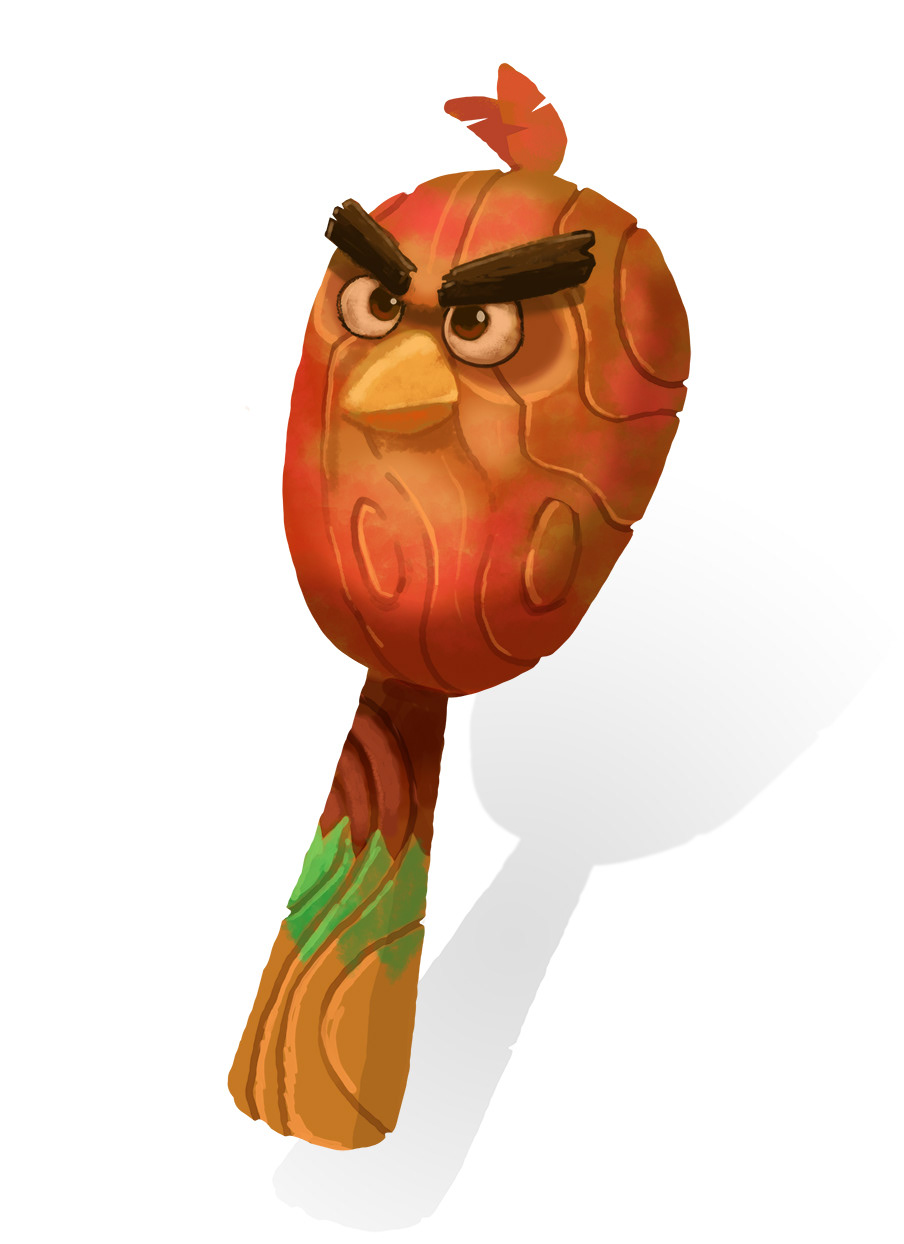 Paul Simpson: Game and UI Artist portfolio - Happy Studio: Angry Birds  instrument concepts