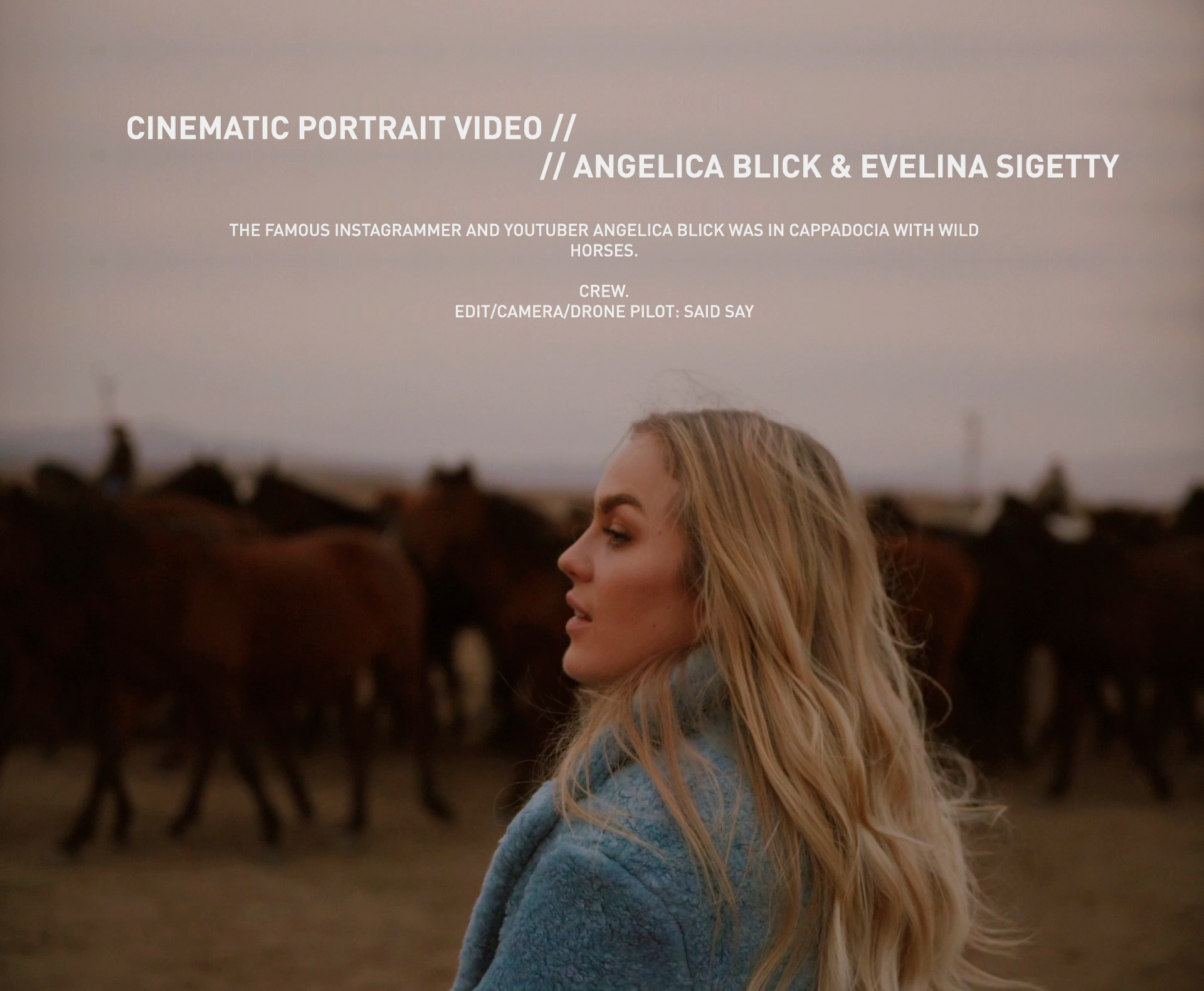 omvang te binden vangst Said Say - Cinematic Portrait Video // Angelica Blick & Evelina Si