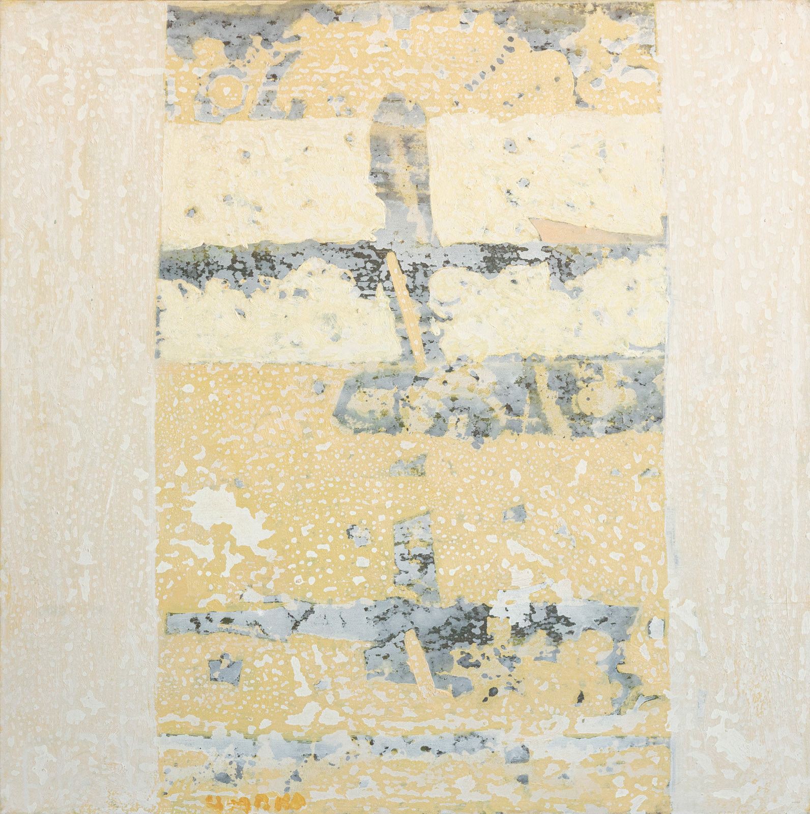 "Untitled 14", acrylic on canvas, 2016, 80x80 cm