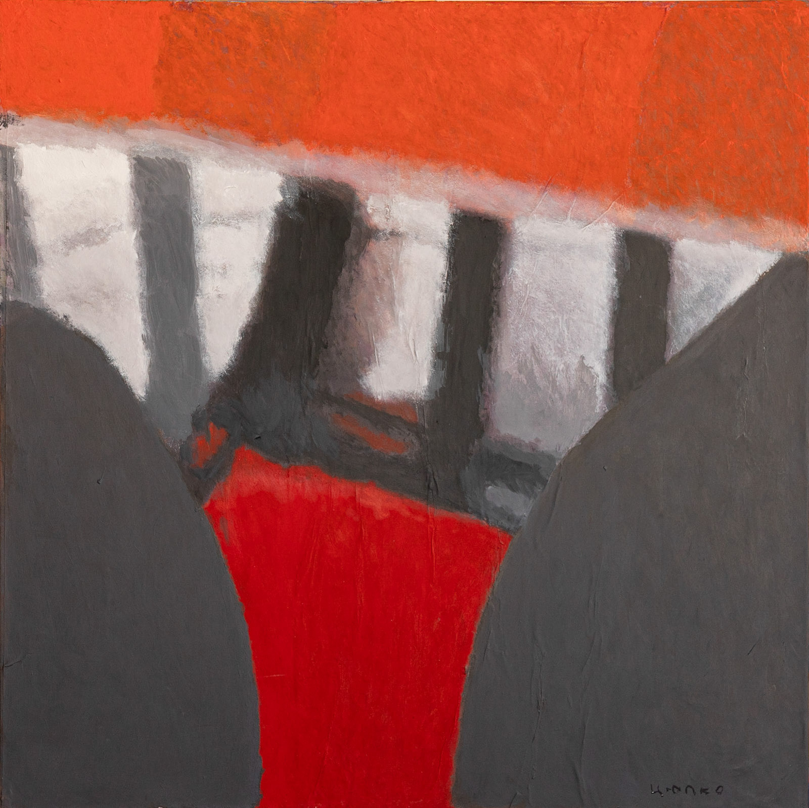 "Untitled 4", oil on canvas, 2021, 110x100 cm