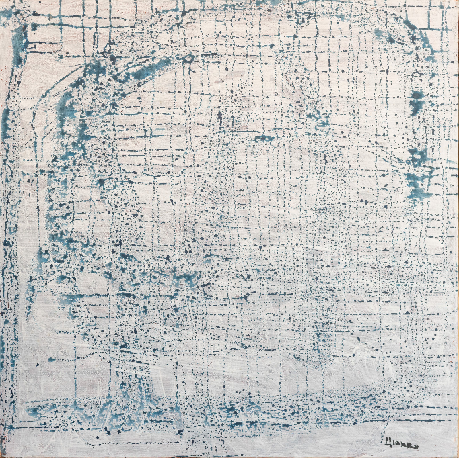 "Untitled", acrylic on canvas, 2011, 80x80 cm