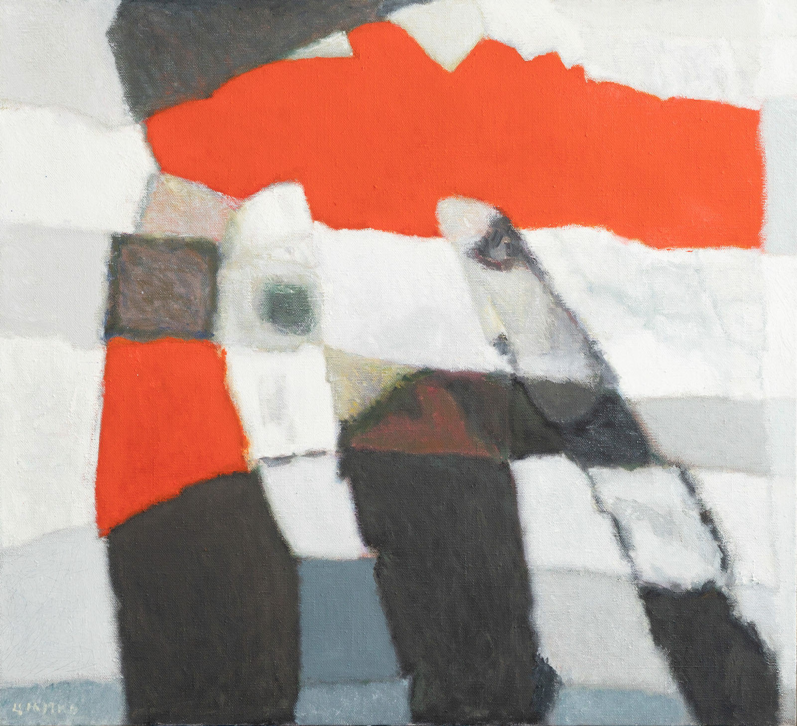 "Untitled", oil on canvas, 2022, 100x110 cm