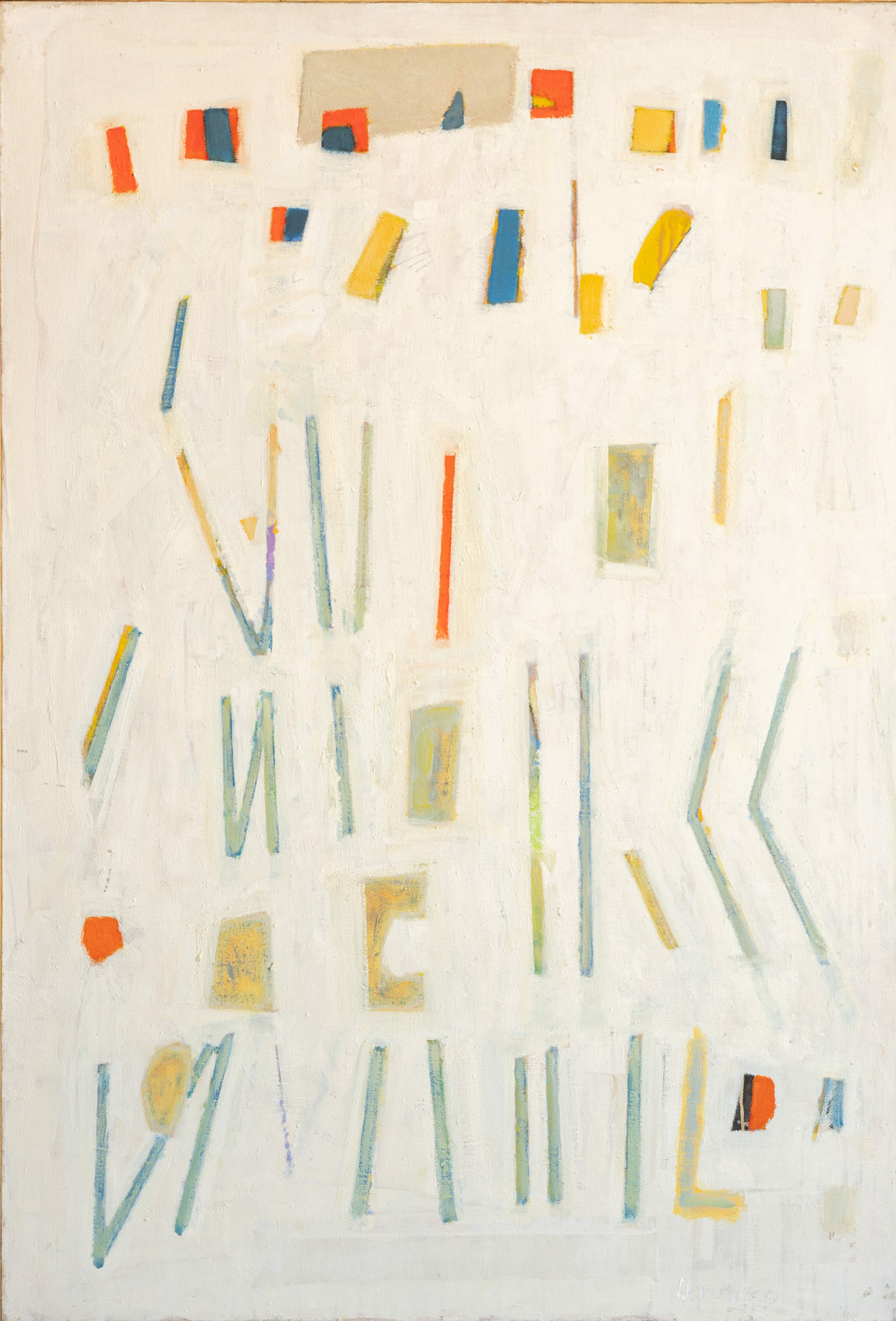 "Untitled", acrylic on canvas, 2005, 130x89 cm