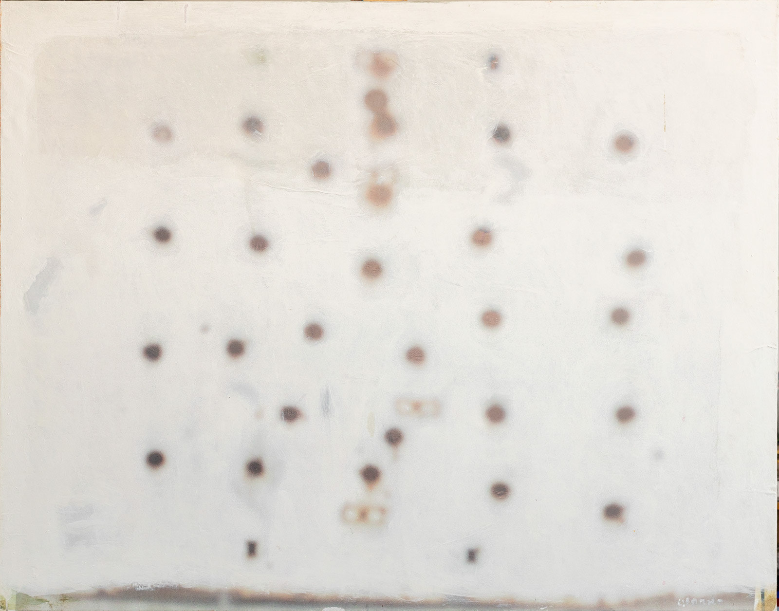 "Untitled 3", acrylic on canvas, 2021, 110x140 cm