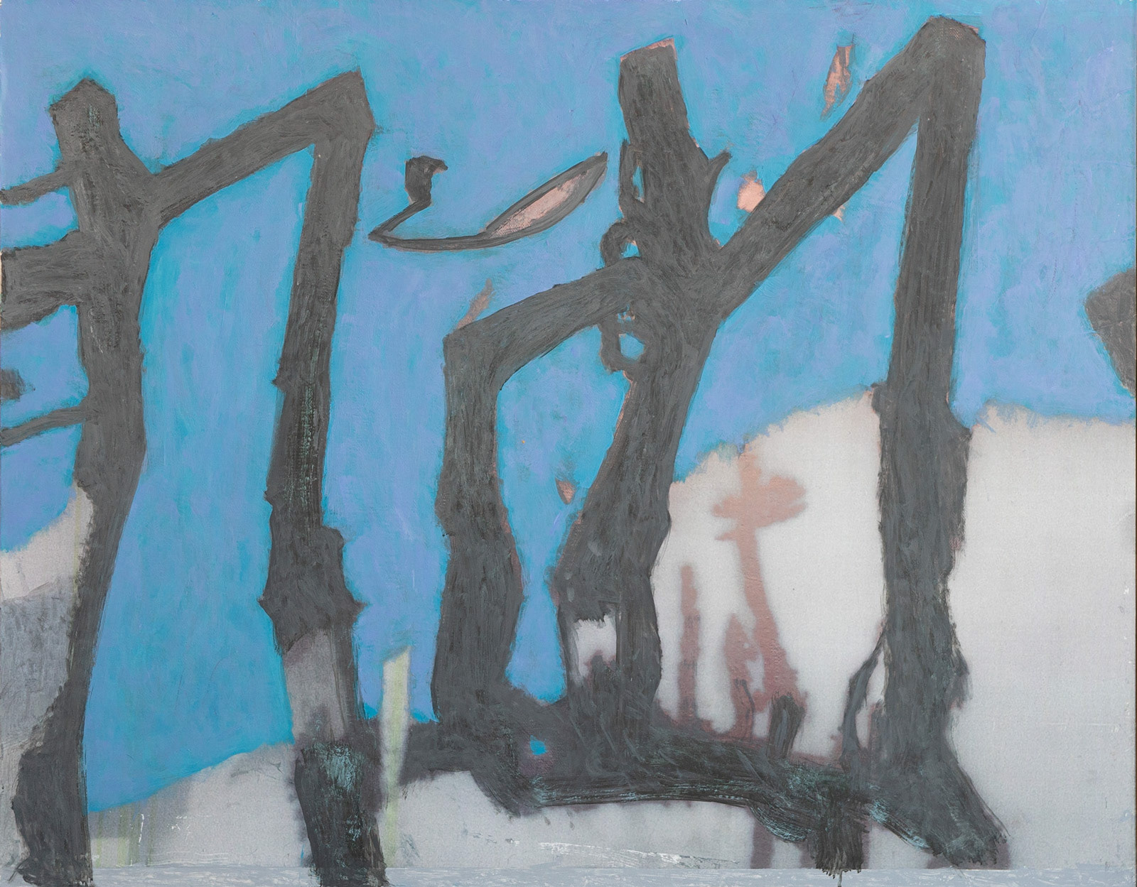 "Untitled", mixed media on canvas, 2021, 110x140 cm