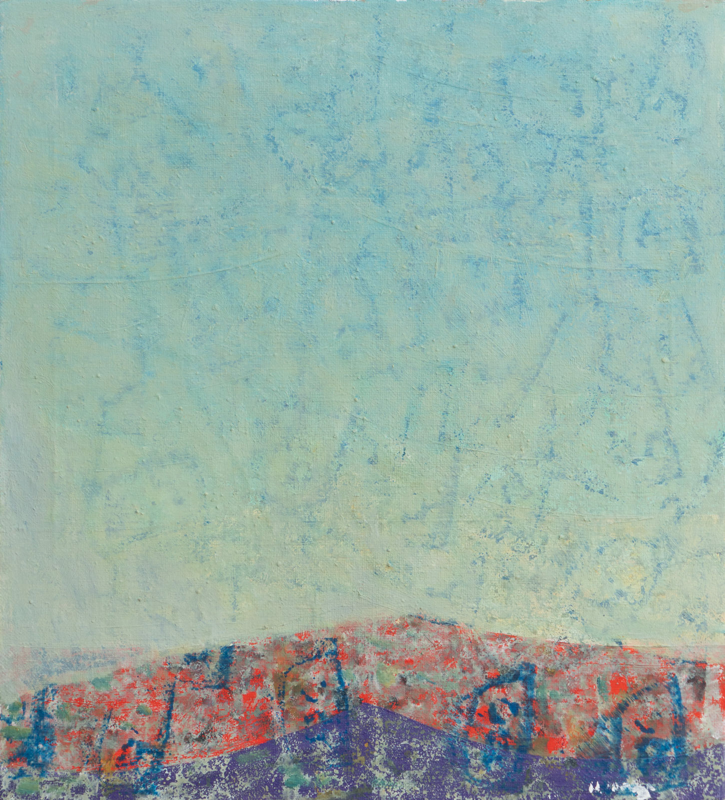 "Untitled", acrylic on canvas, 2012, 63x57 cm