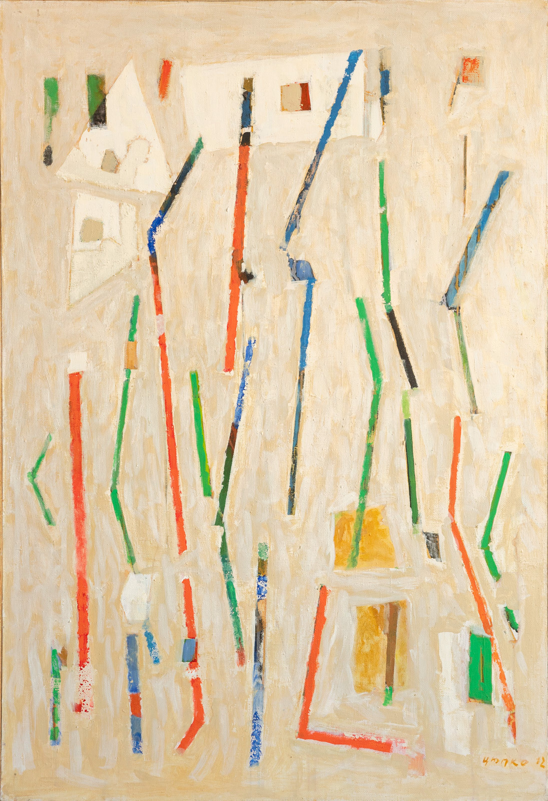 "Untitled", acrylic on canvas, 2006, 130x89 cm