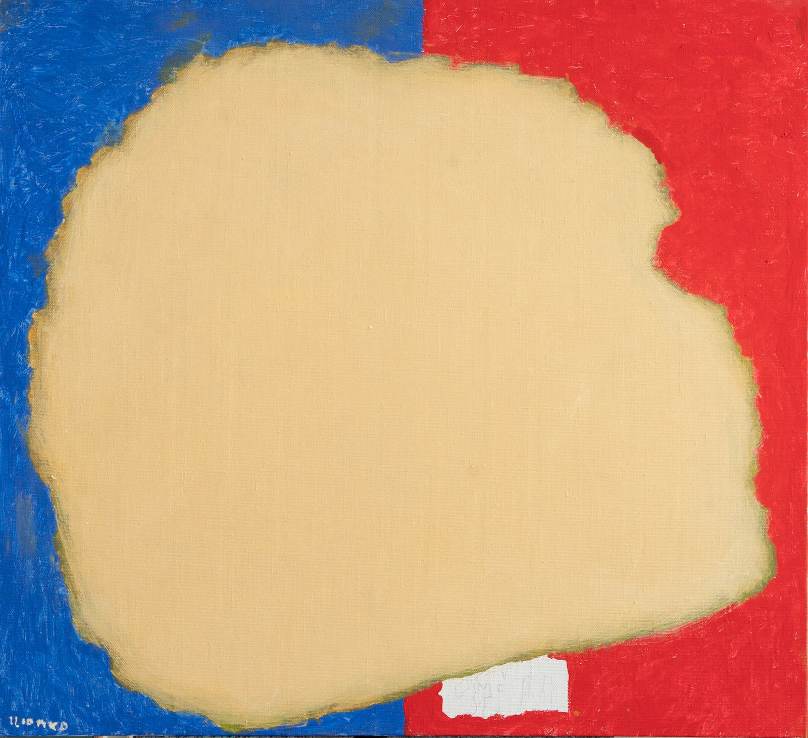 "Untitled", acrylic on canvas, 2022, 110x100 cm