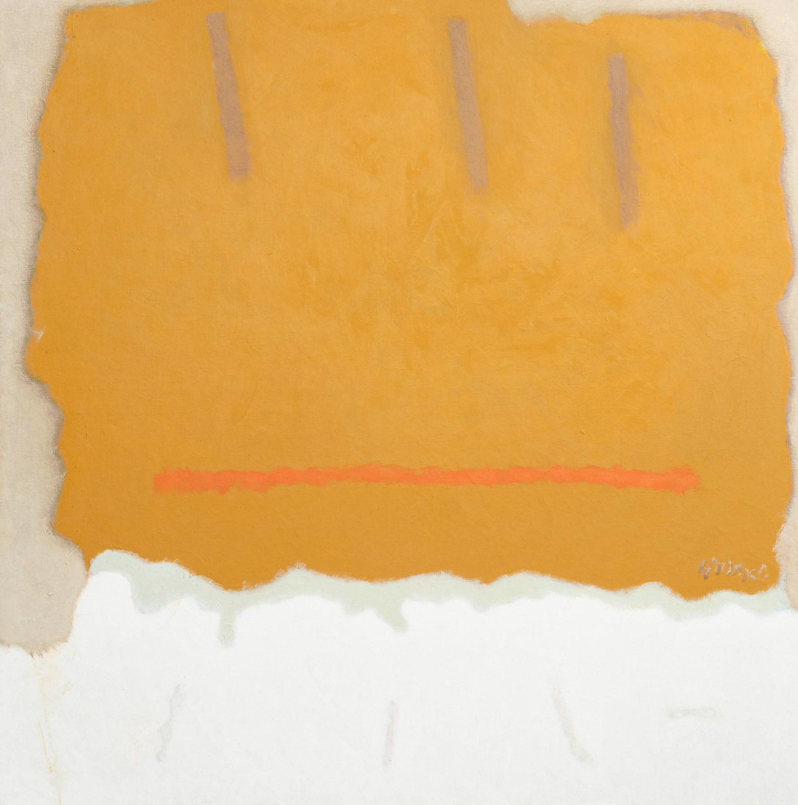 "Untitled", mixed media on canvas, 2022, 130x130 cm