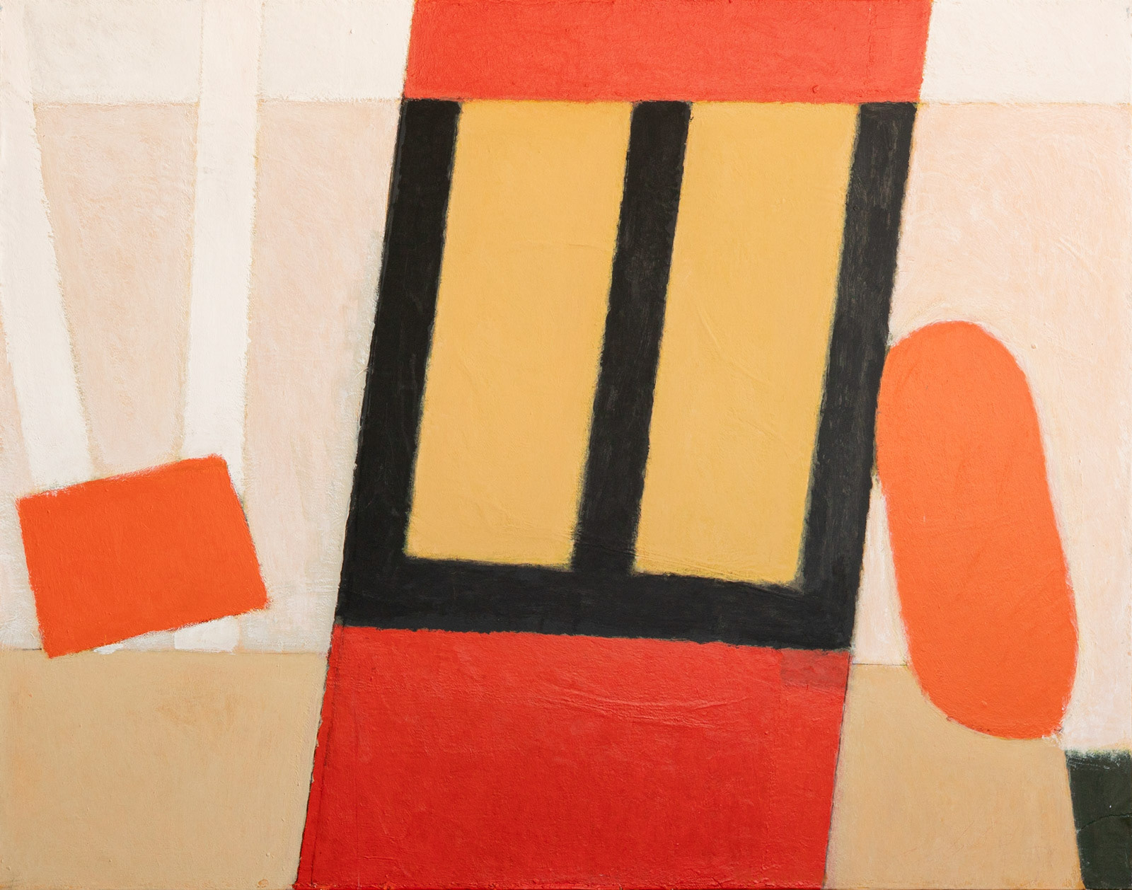 "Untitled 6", mixed media on canvas, 2021, 110x140 cm