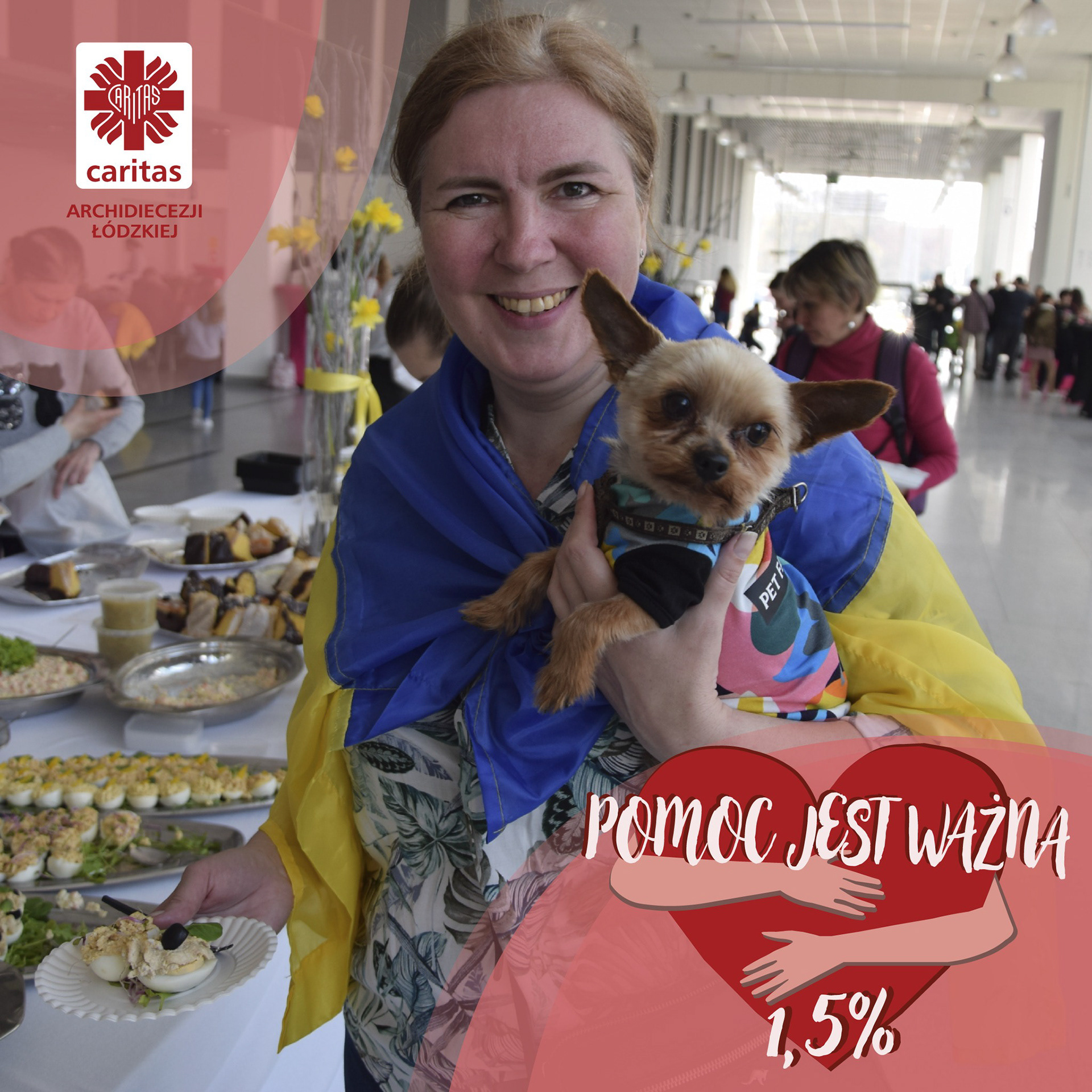 social media post for Caritas Polska
