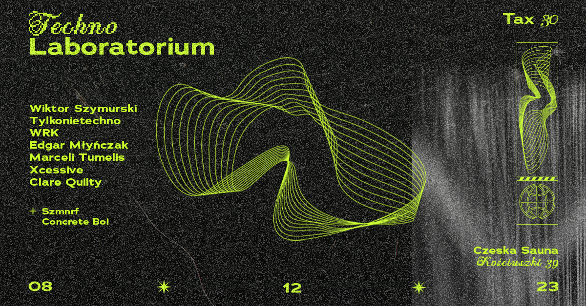 poster for techno event (dimensions for Facebook)