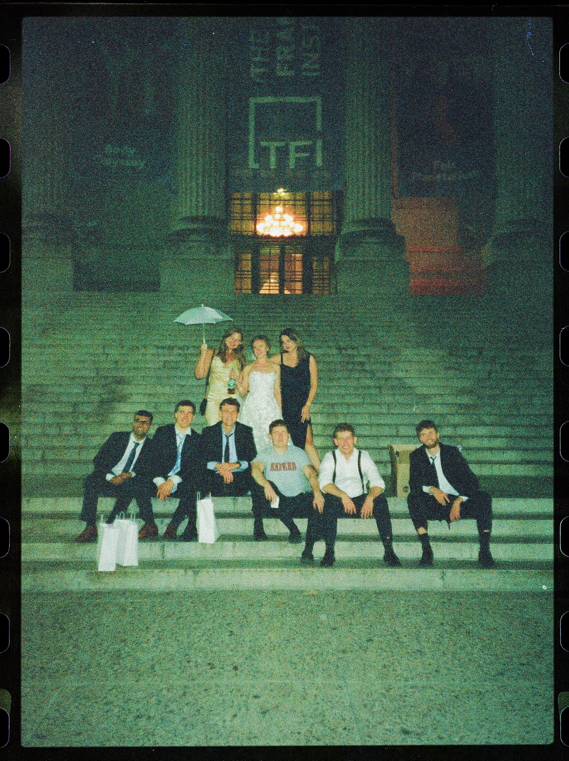 Philly wedding, bottle of whiskey. TJ, Ethan, Nate, Caden, Mac.