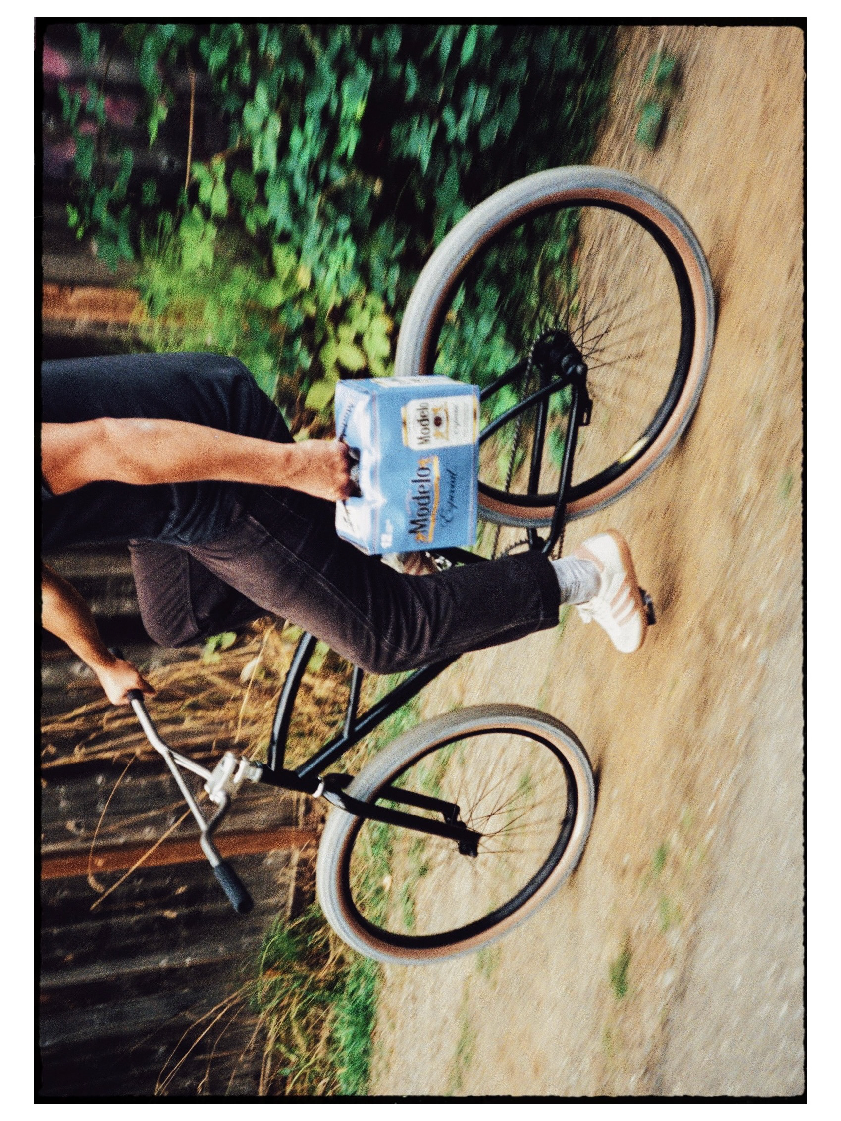 Jesse on his Klunker for State Bicycles, September 2025