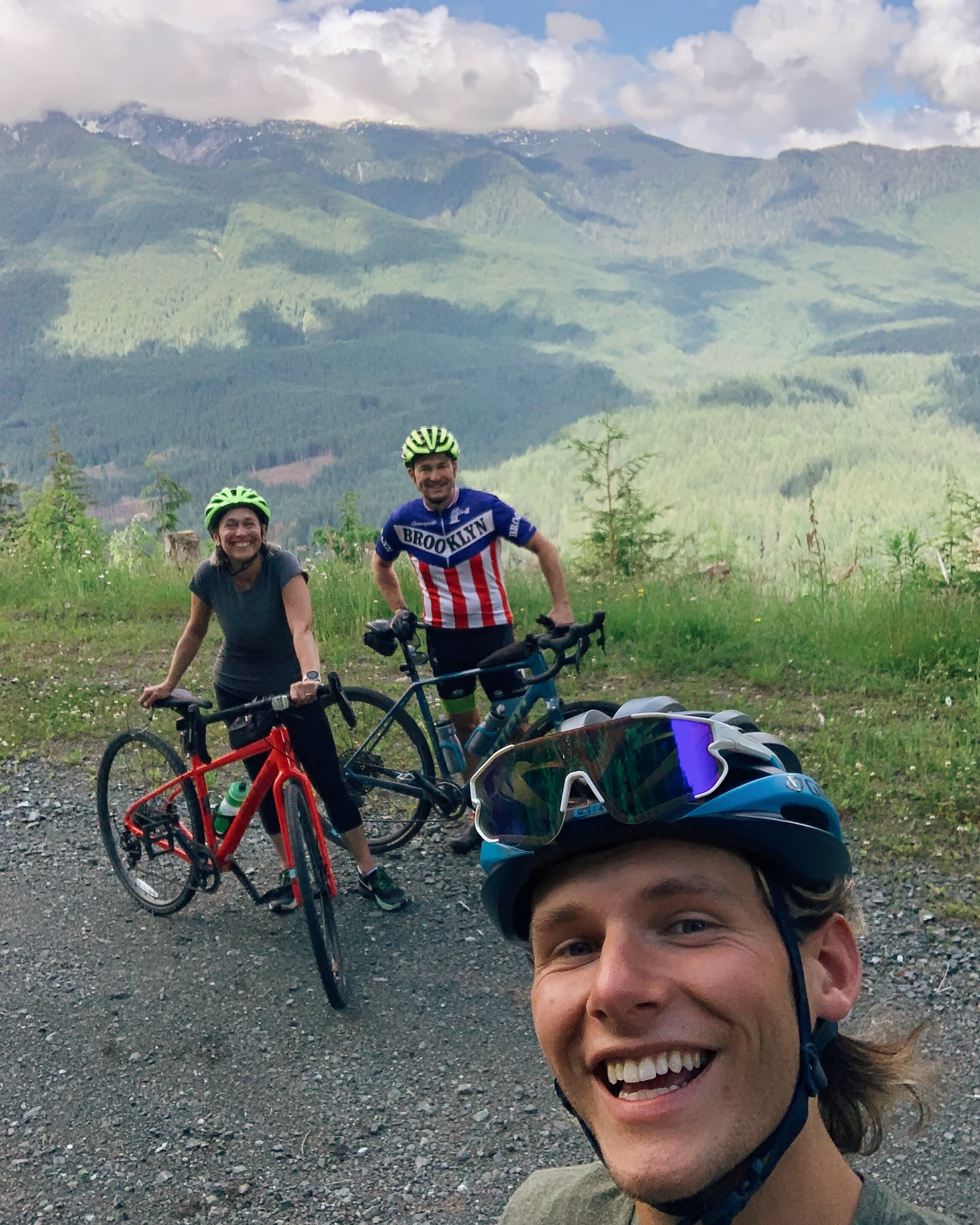 Summer gravel ride, Mountain Loop Highway. August, 2022.