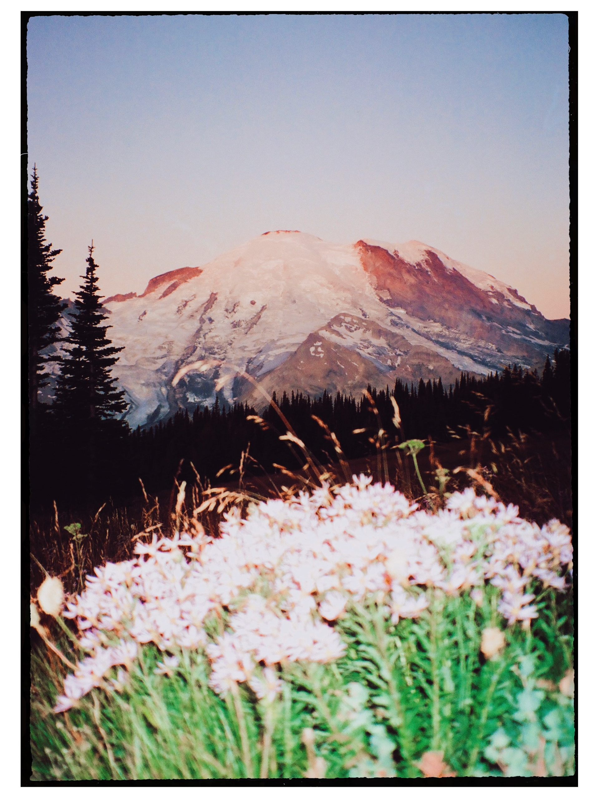 Sunrise at Mt. Rainier with Erin, the day of the car crash. September 2025.