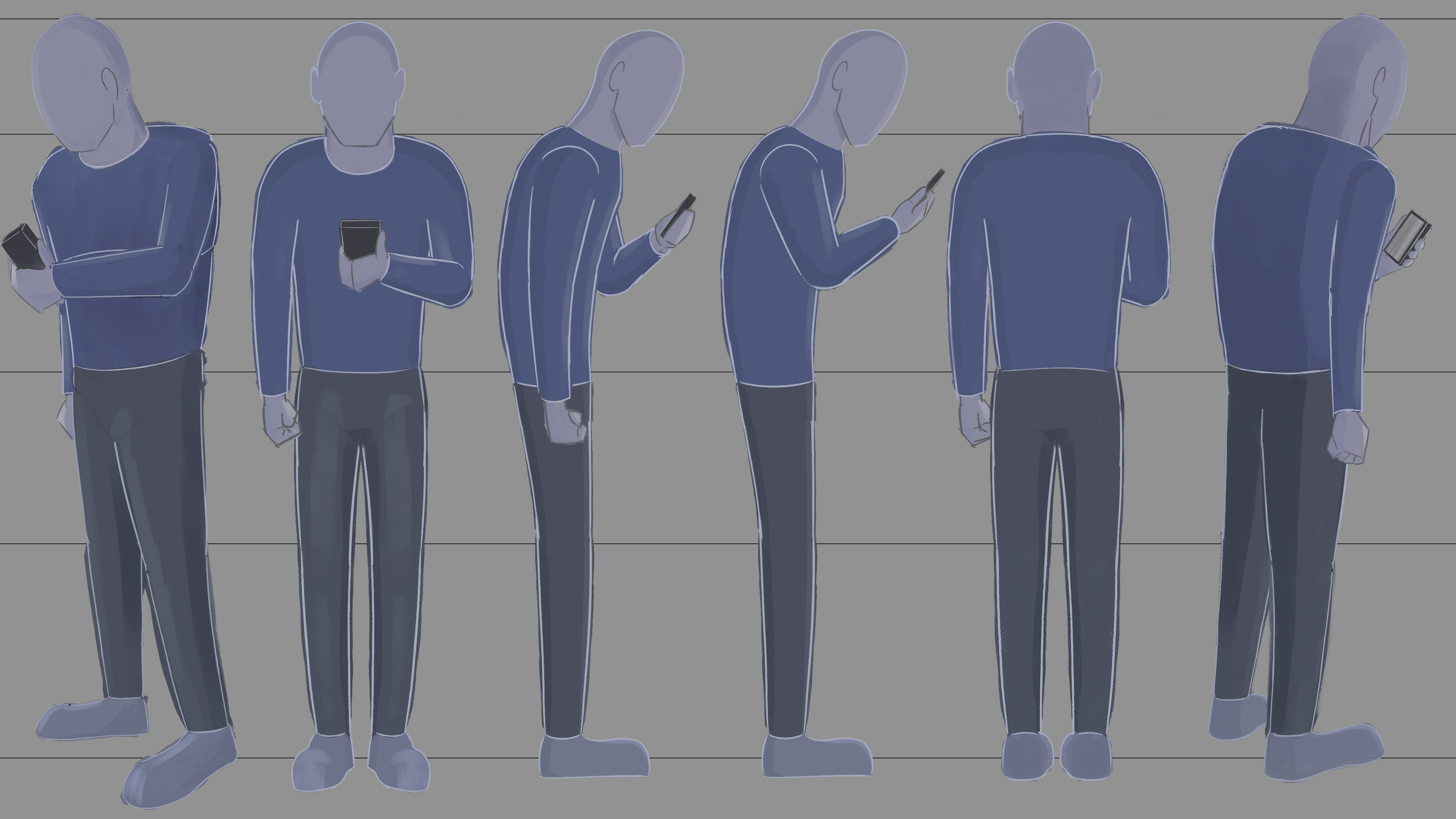 Background Character Turnaround