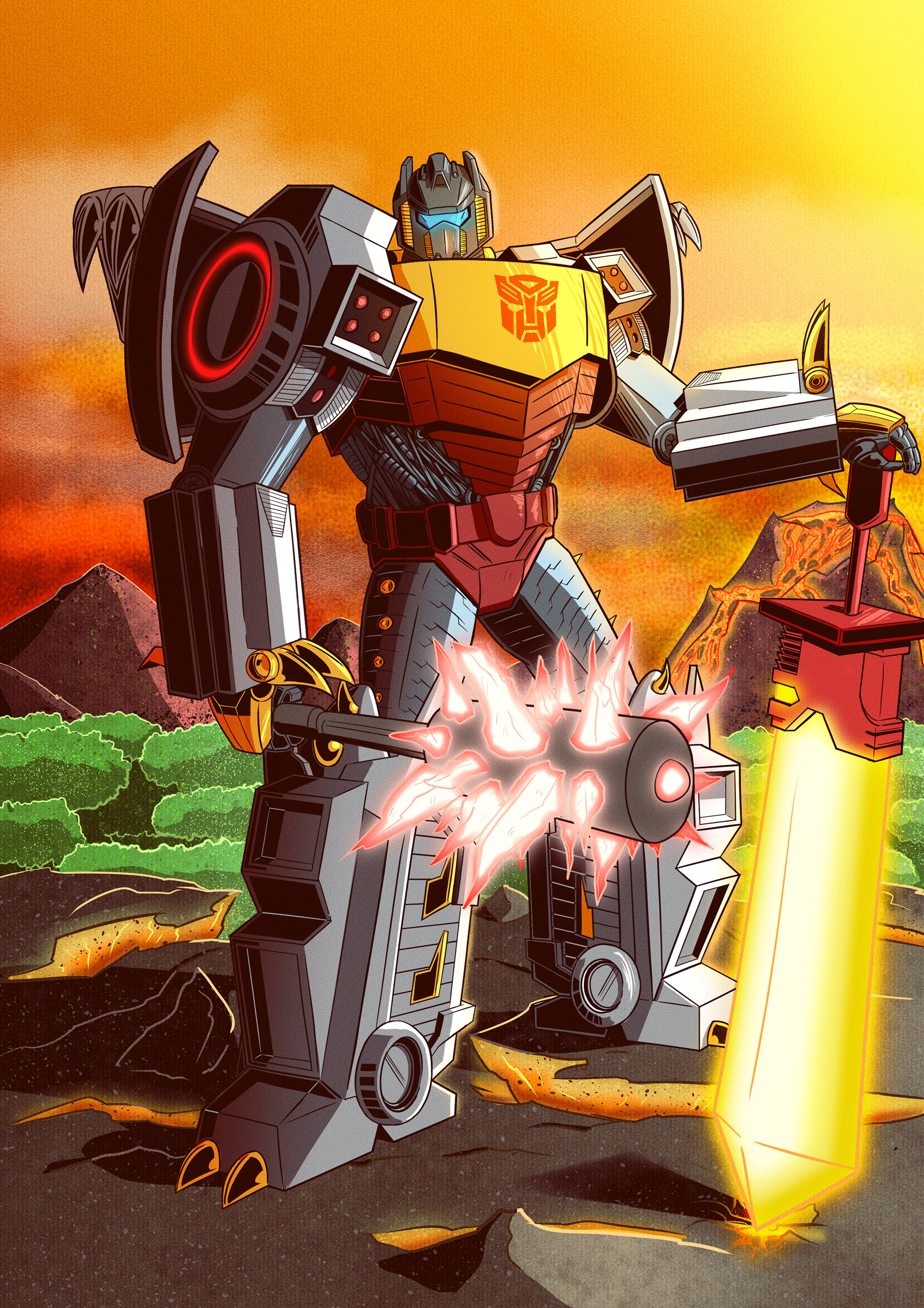 King Grimlock Fan art