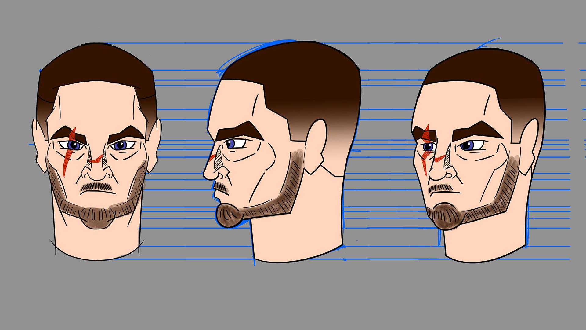 Character Bust Turnaround
