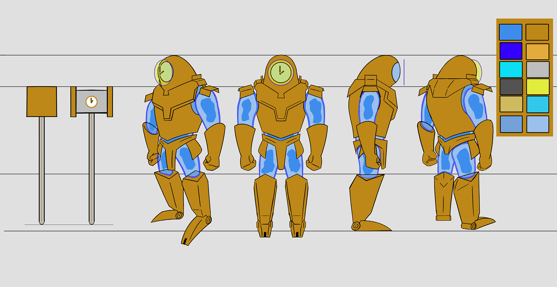 Final Character Design Turnaround