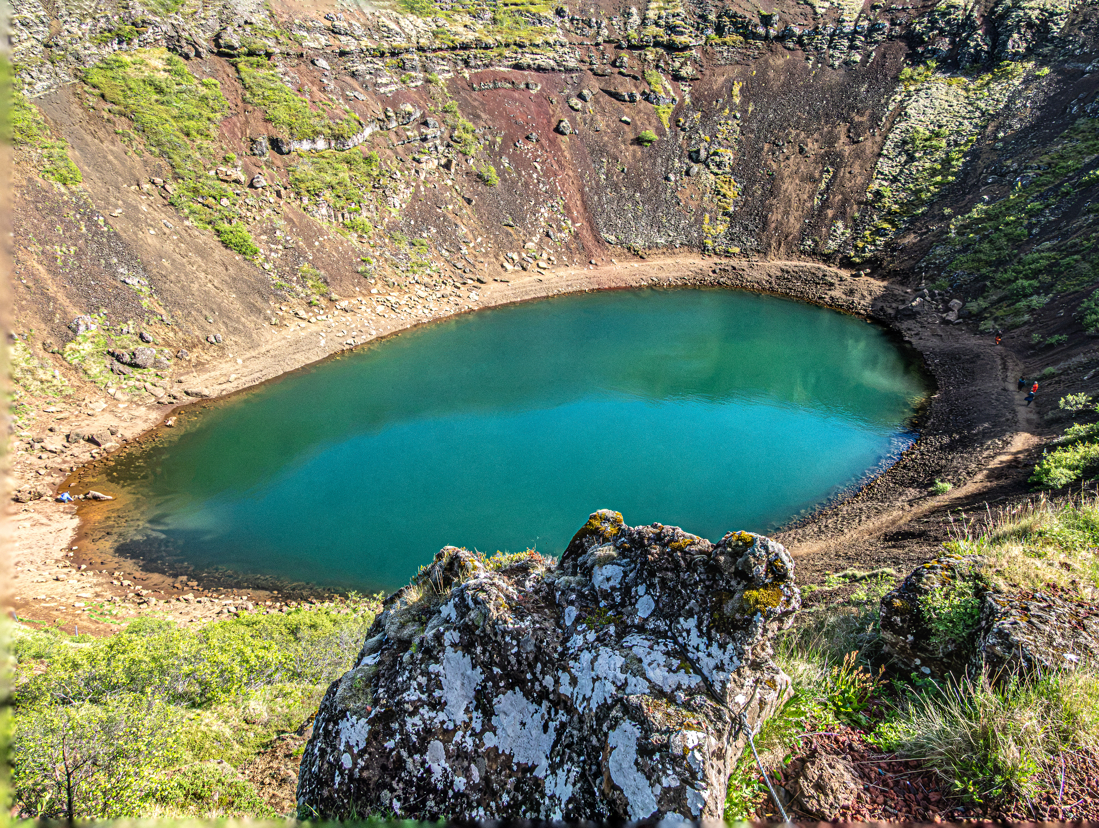 Kerid crater lake