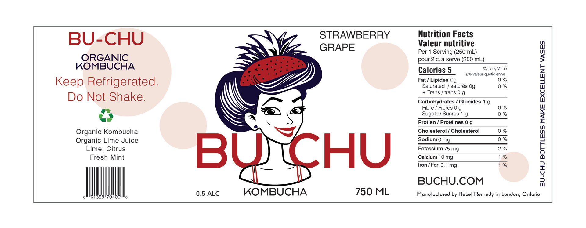 Strawberry Grape Label