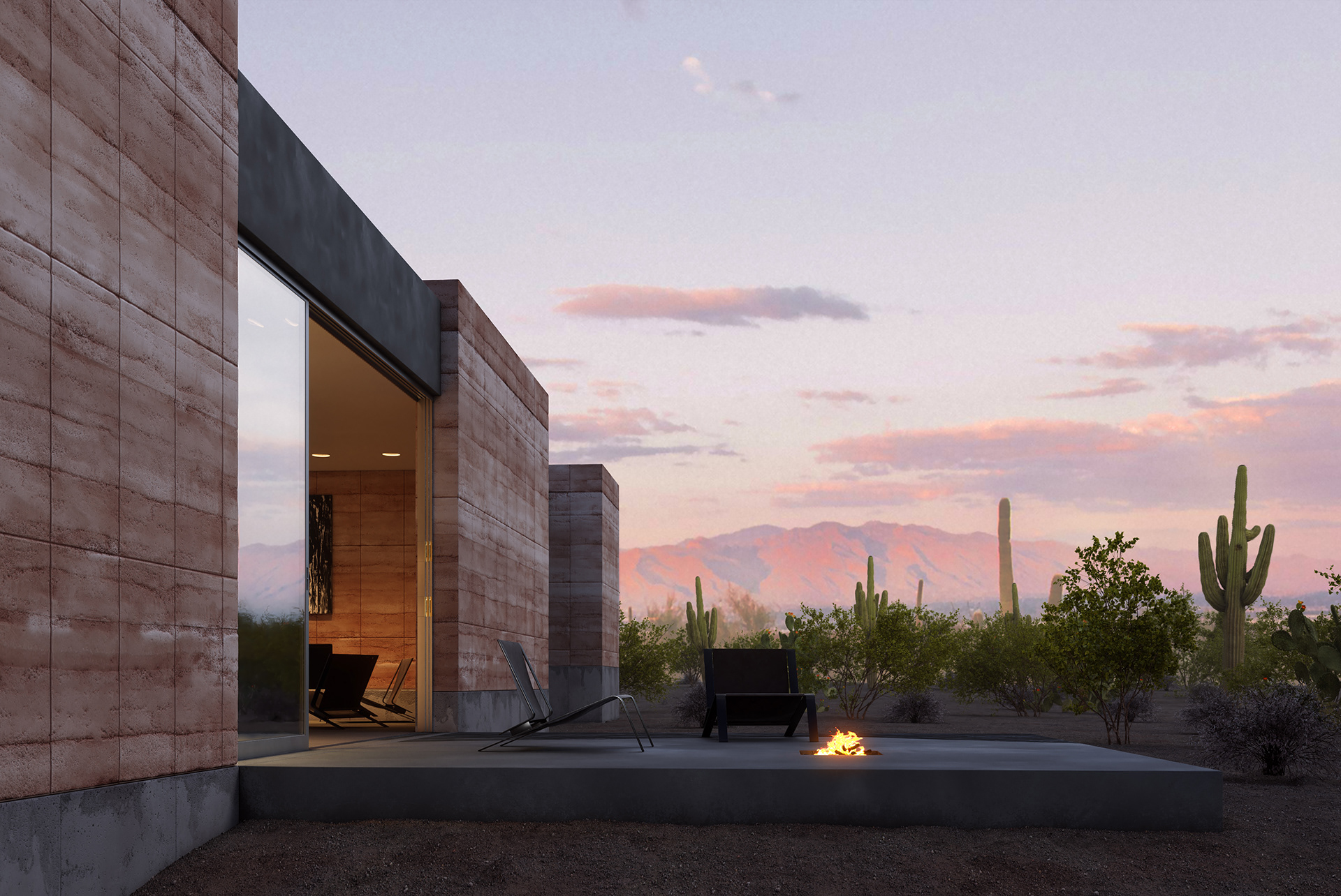 PERSONAL PRACTICE : TUCSON MOUNTAIN RETREAT BY DUST