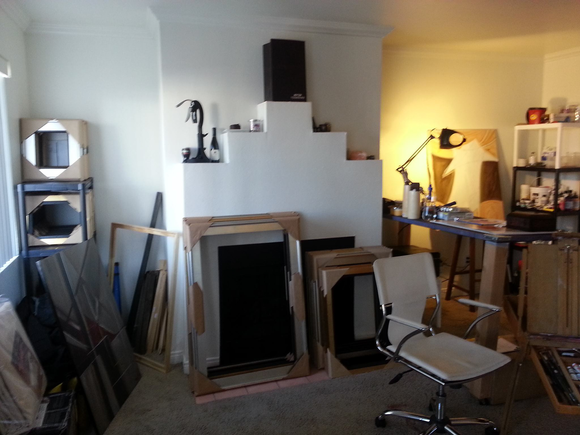 An Artist's Living Room
