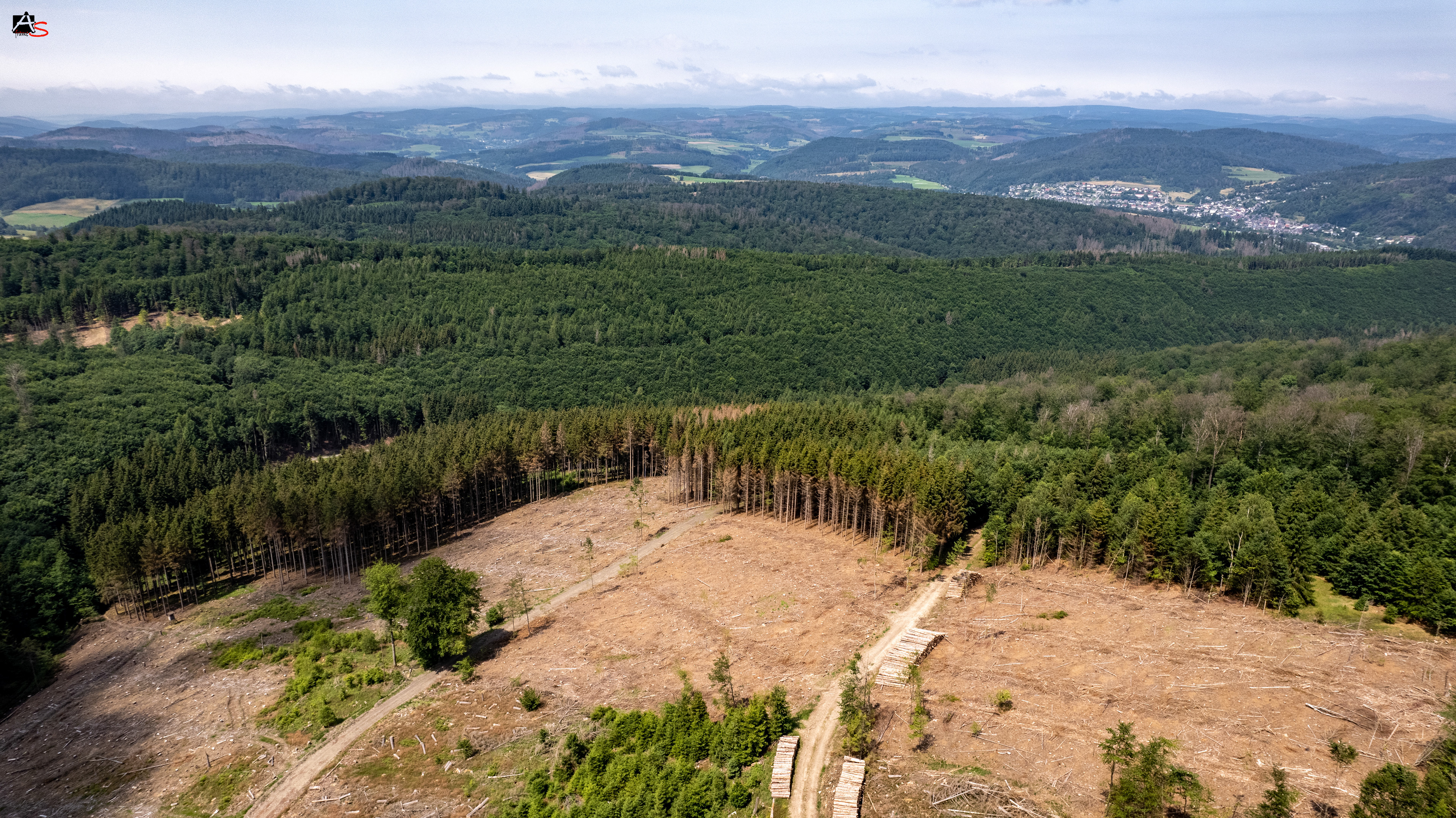 Blick nach Hatzzfeld