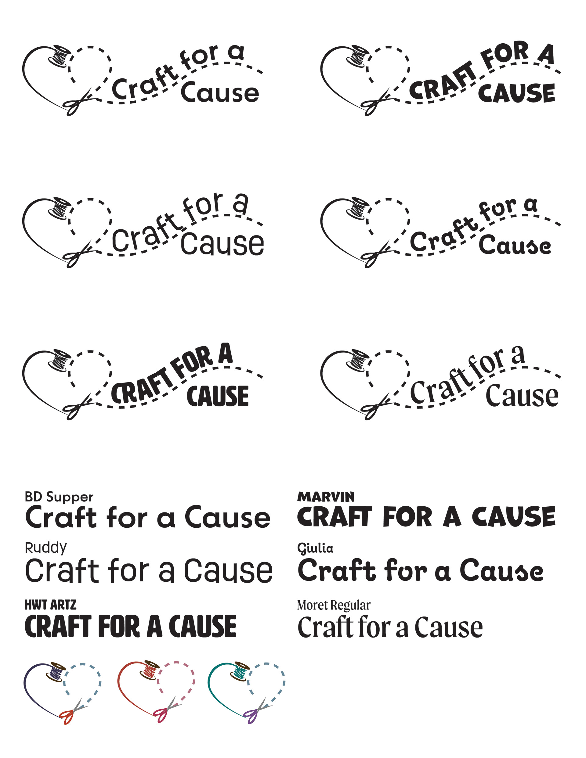 Logo design for "Craft for a Cause"