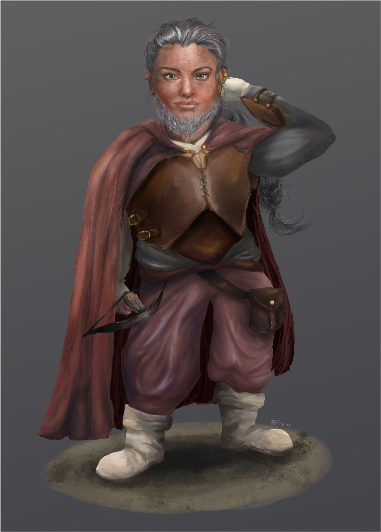 Fantasy character design commission