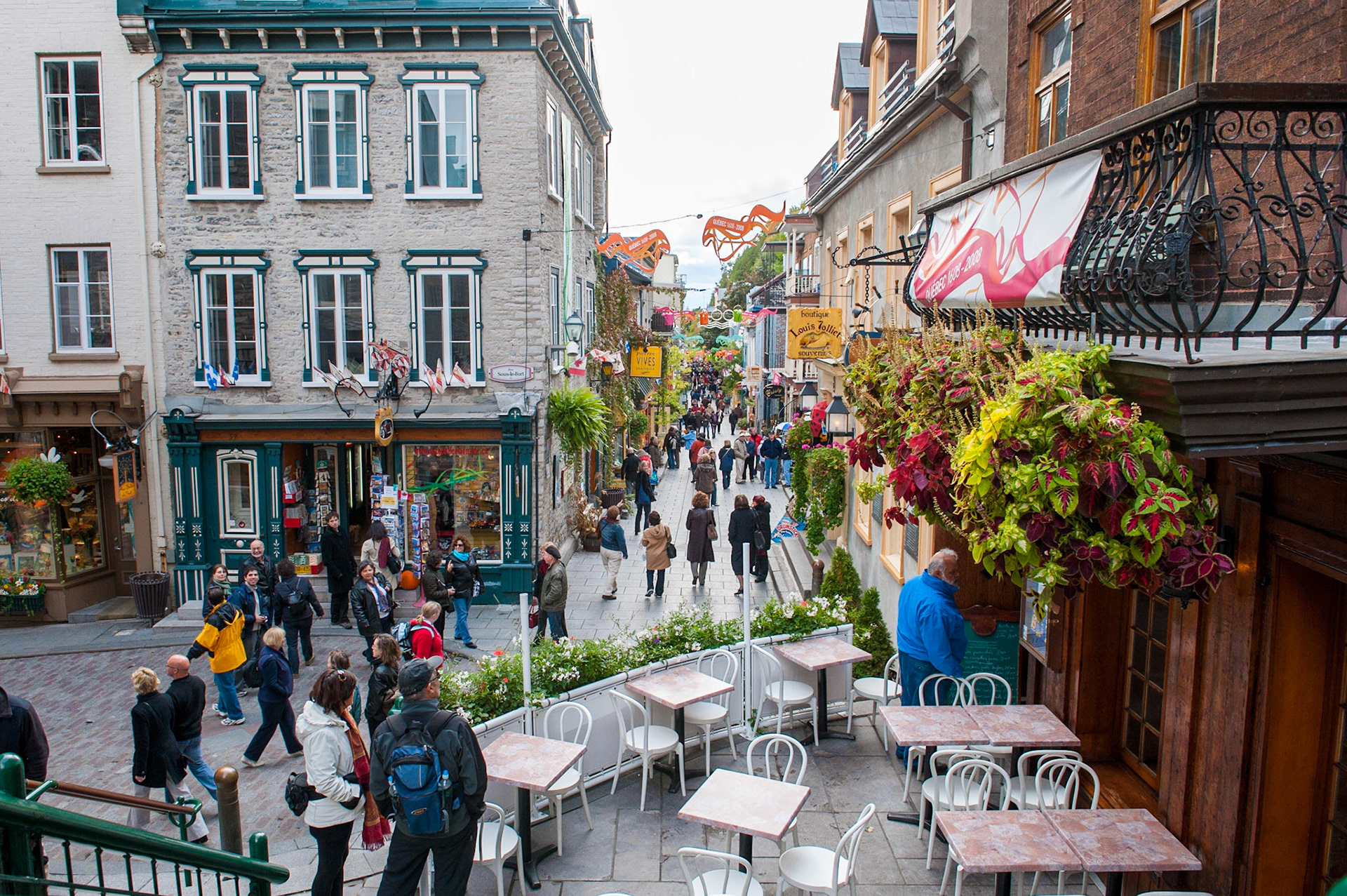 Old Quebec City streets, QC, CA
