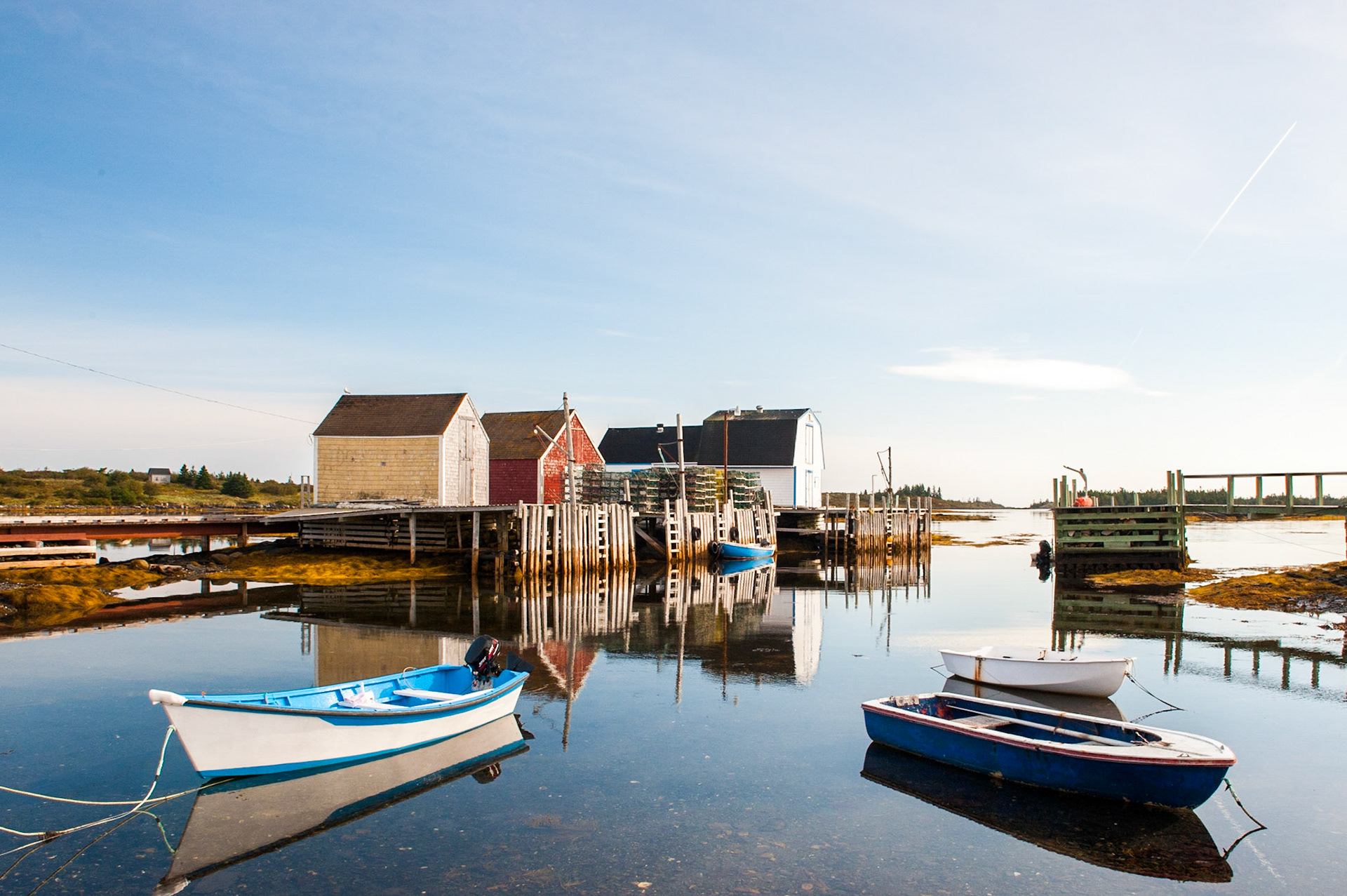 Morning stillness, Blue Rocks, NS, CA