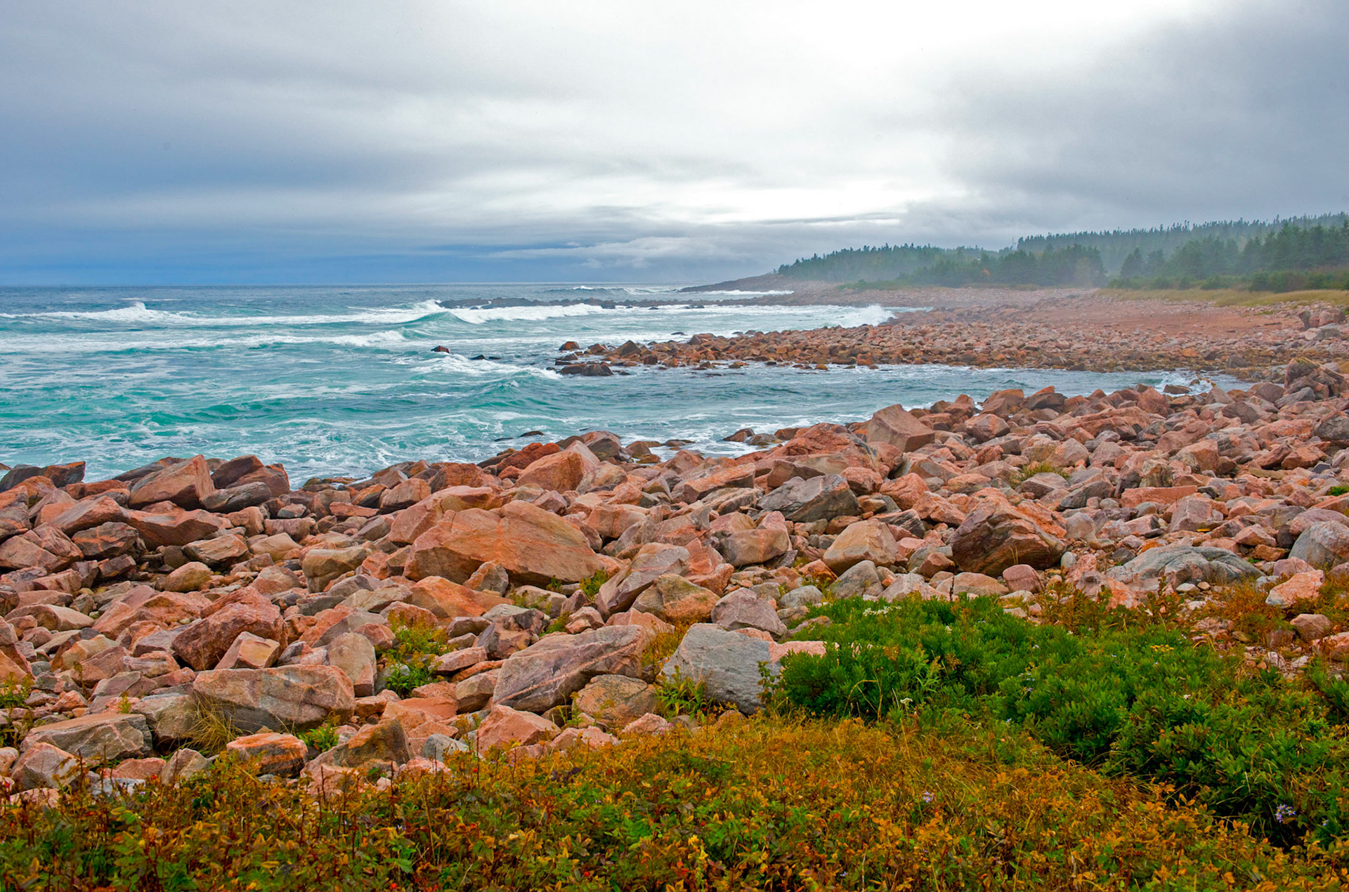 Foggy distance, Cape Breton, NS, CA