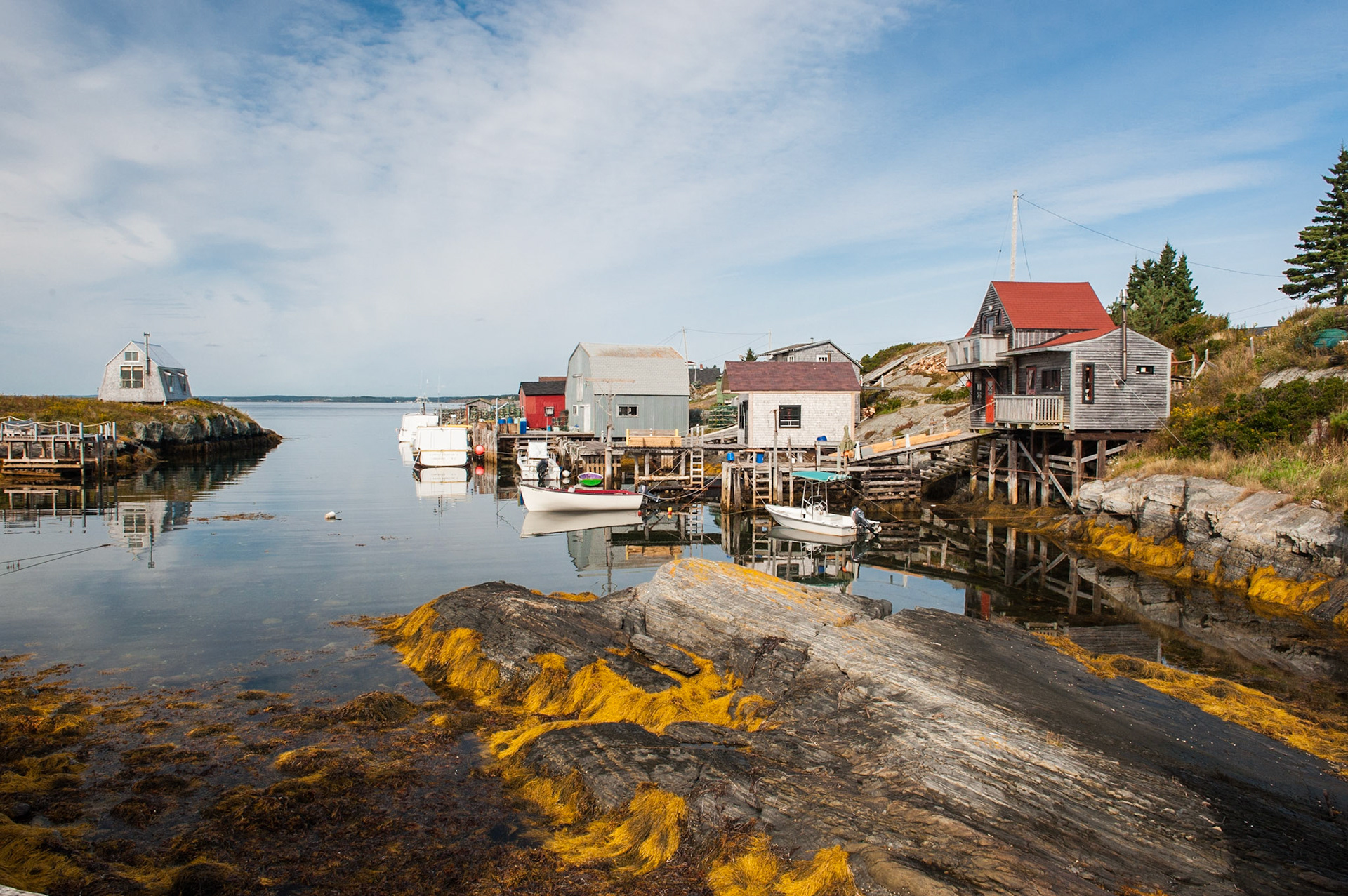 fishing village, Blue Rocks, NS, CA