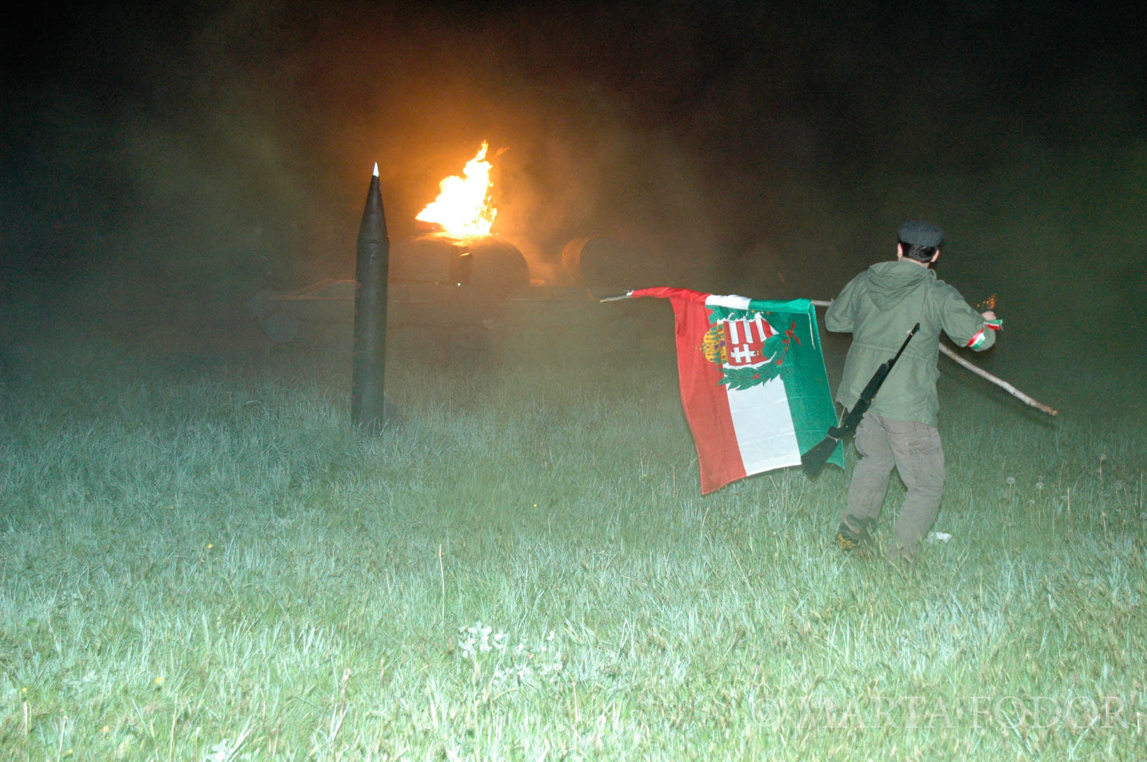 Recreating the 1956 Hungarian Revolution 50 years later in Fillmore, NY.