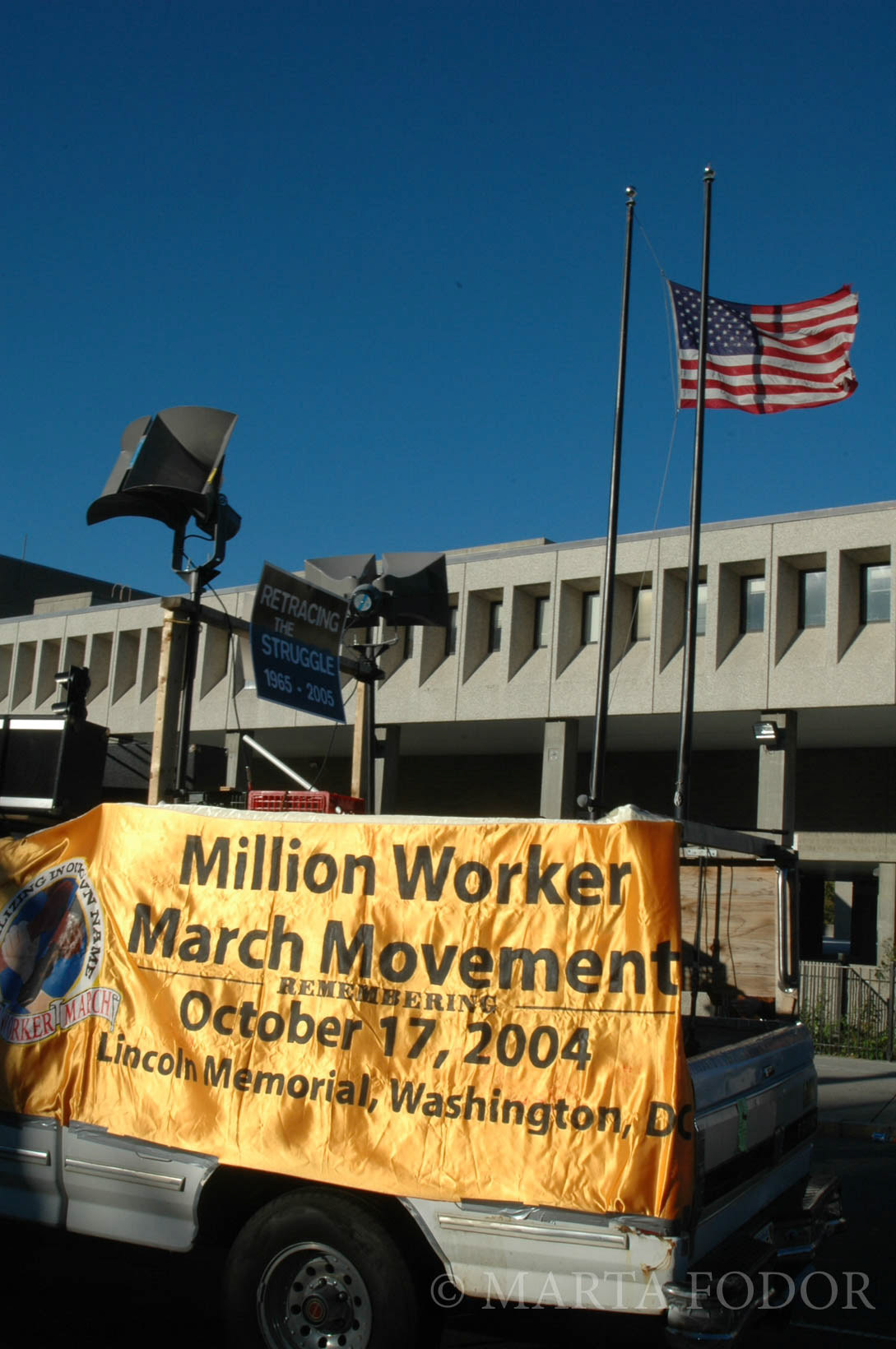 Civil Rights Re-enactment March, Boston